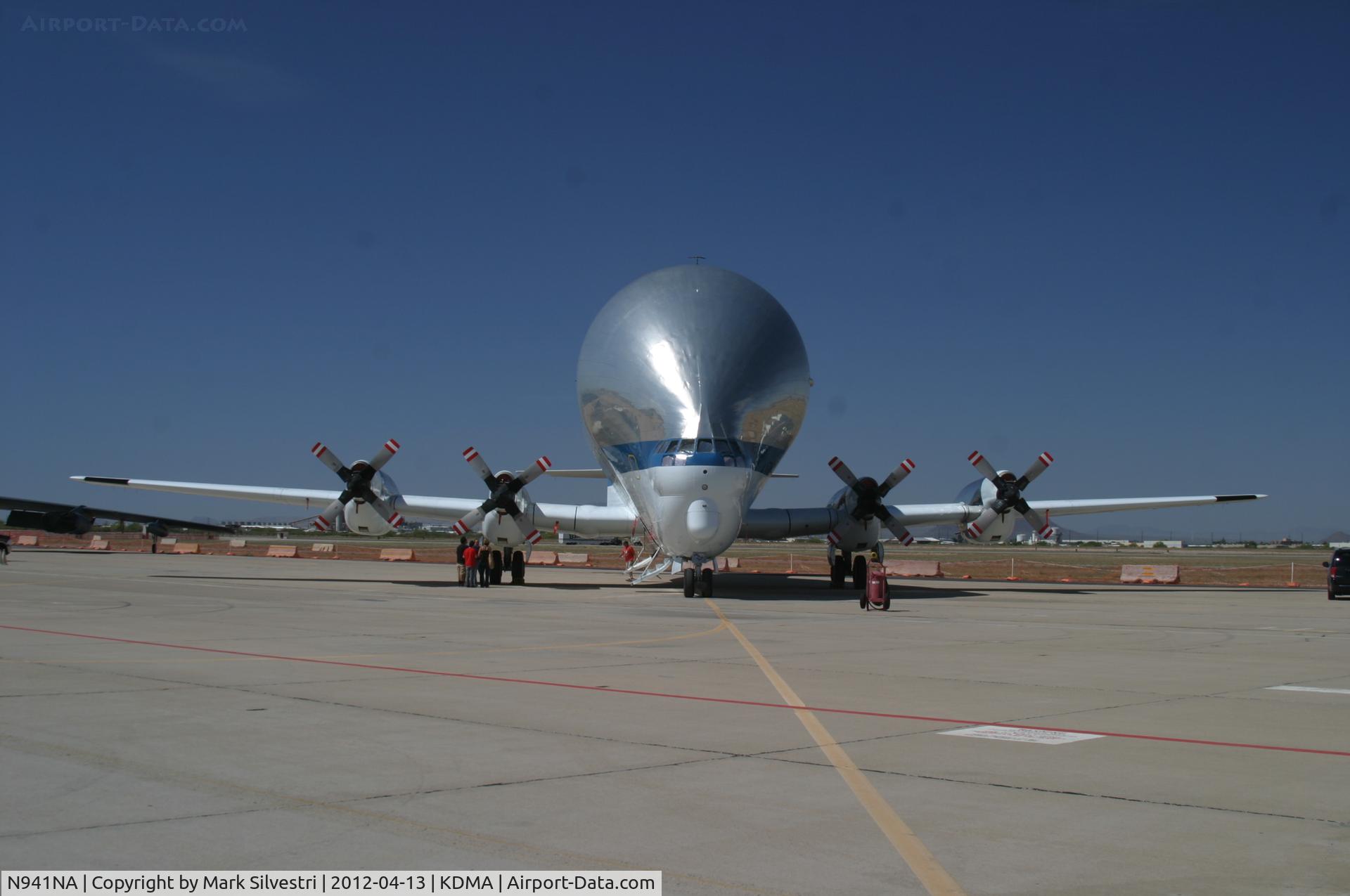 N941NA, 1983 Aero Spacelines 377SGT-F Super Guppy Turbine C/N 0004, Davis Monthan Airshow Practice Day