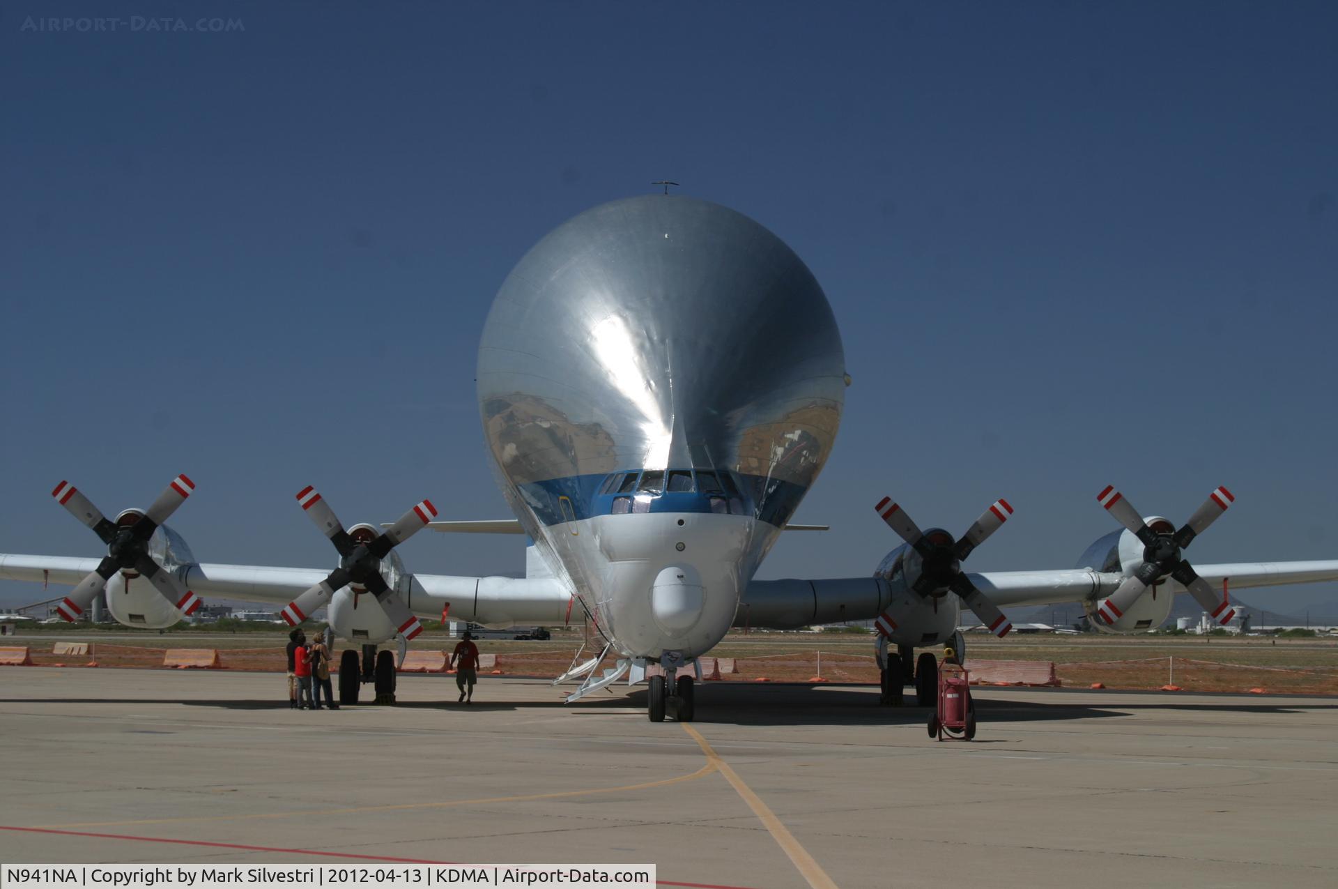 N941NA, 1983 Aero Spacelines 377SGT-F Super Guppy Turbine C/N 0004, Davis Monthan Airshow Practice Day