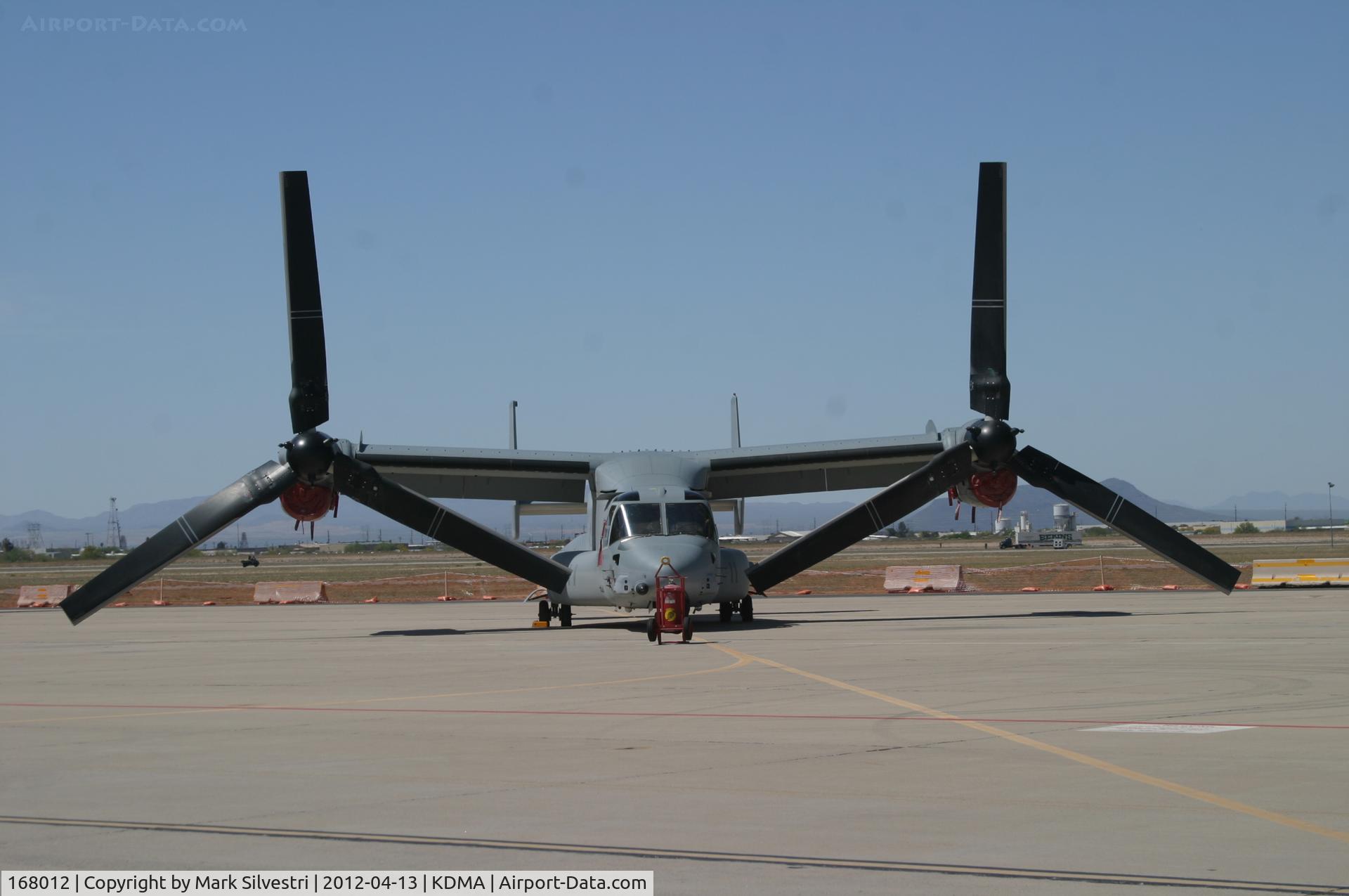 168012, Bell-Boeing MV-22B Osprey C/N D0142, Davis Monthan Airshow Practice Day