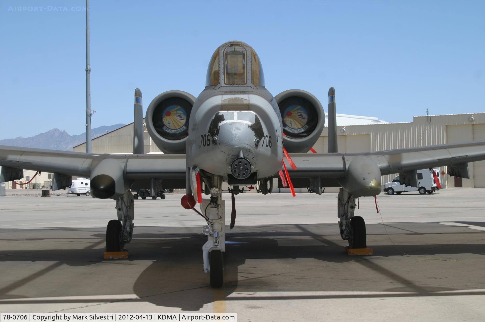 78-0706, 1978 Fairchild Republic A-10A Thunderbolt II C/N A10-0326, Davis Monthan Airshow Practice Day