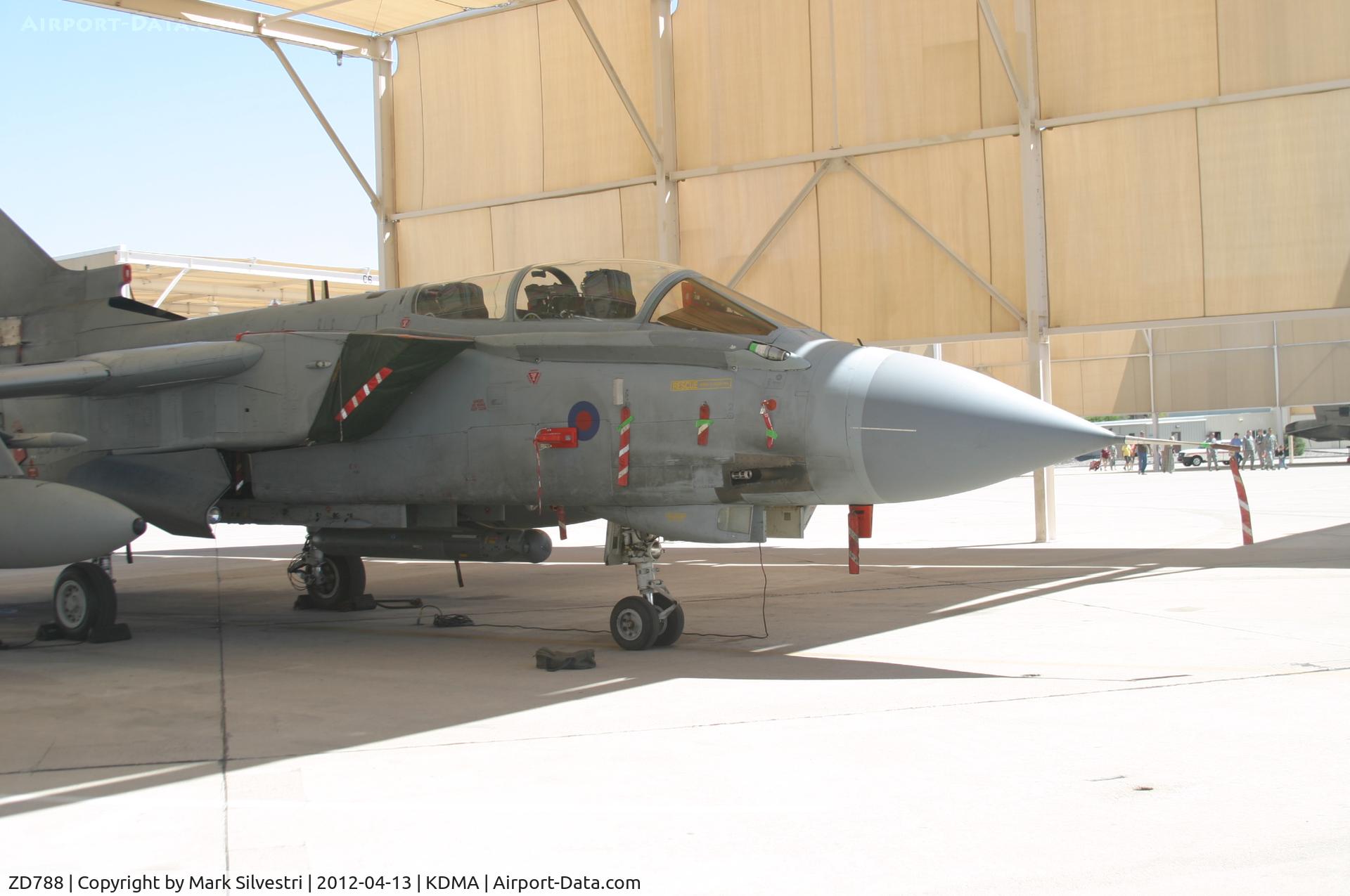 ZD788, 1984 Panavia Tornado GR.4 C/N 389/BS131/3179, Davis Monthan Airshow Practice Day