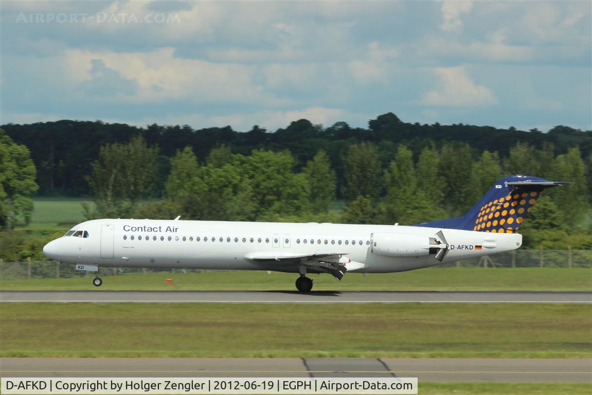 D-AFKD, 1994 Fokker 100 (F-28-0100) C/N 11500, 