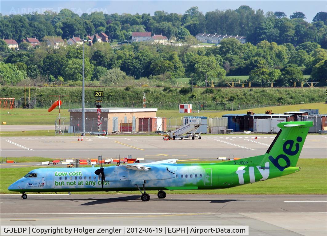 G-JEDP, 2003 De Havilland Canada DHC-8-402Q Dash 8 C/N 4085, Beautiful colors in a wonderful environment.....