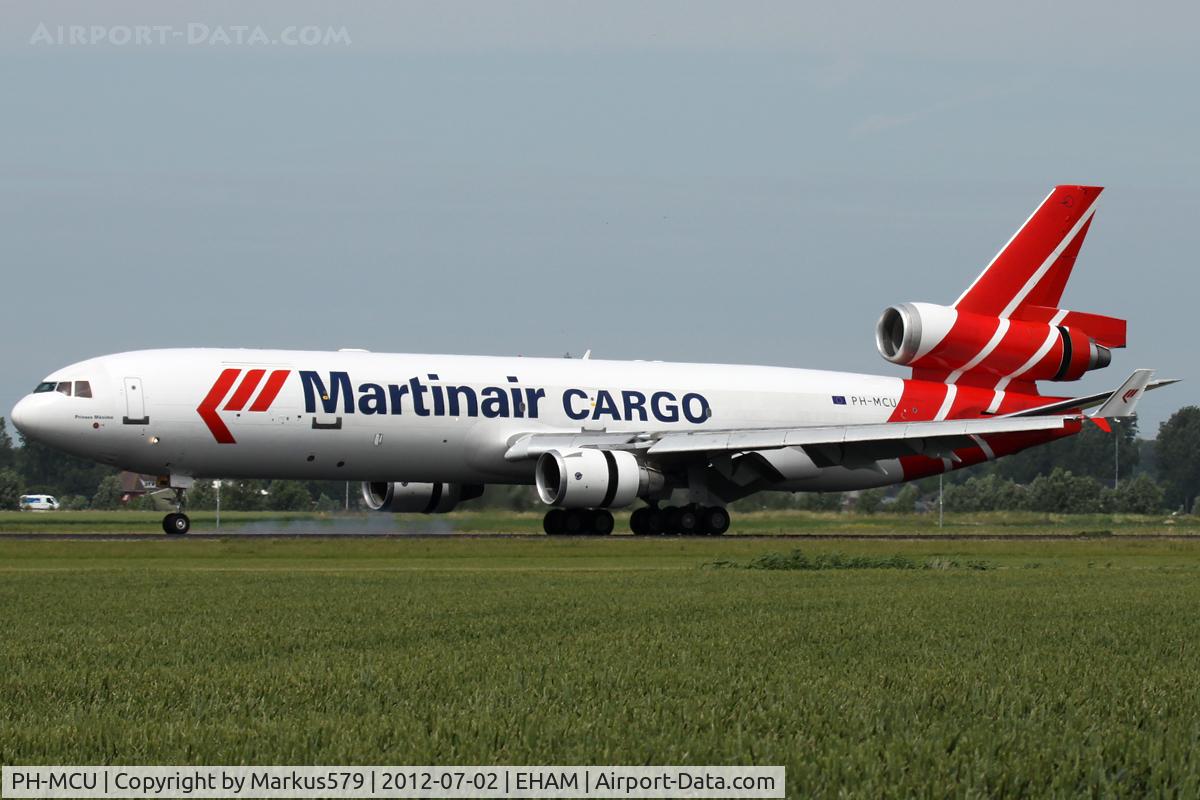 PH-MCU, 1996 McDonnell Douglas MD-11F C/N 48757, Polderbaan