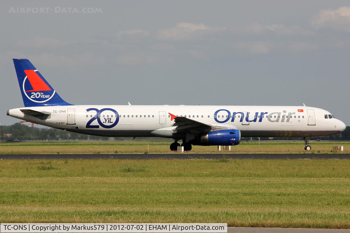 TC-ONS, 1993 Airbus A321-131 C/N 364, Polderbaan