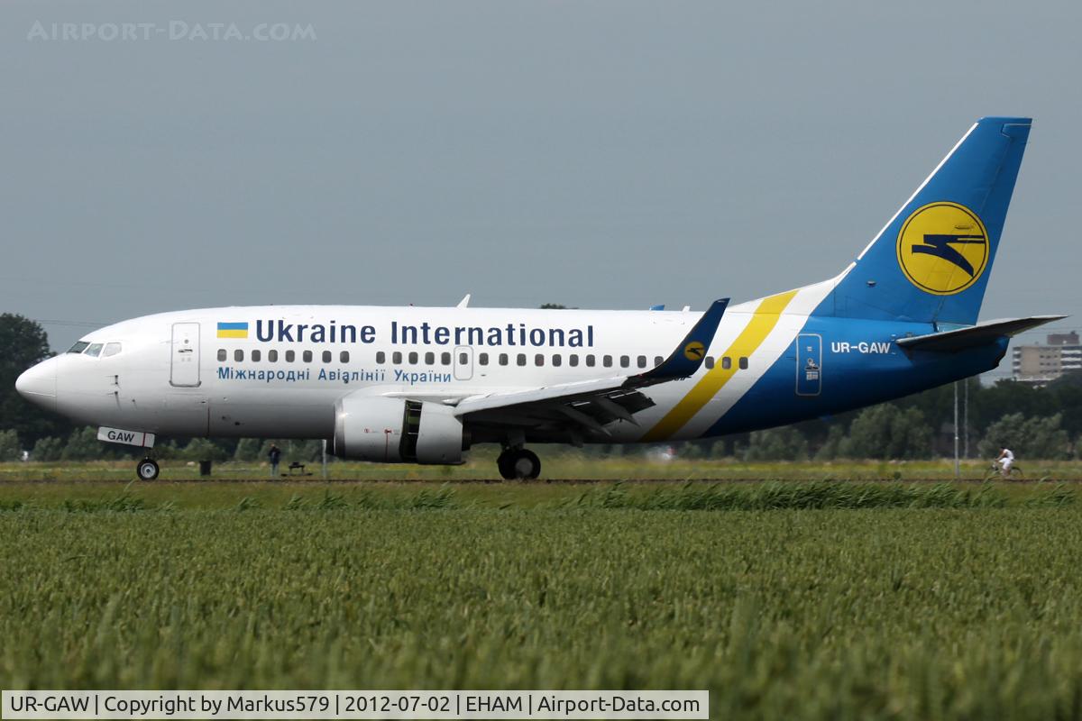 UR-GAW, 1991 Boeing 737-5Y0 C/N 24898, Polderbaan
