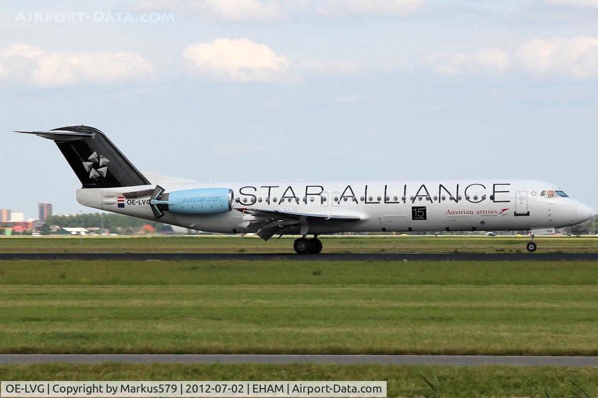 OE-LVG, 1994 Fokker 100 (F-28-0100) C/N 11520, Polderbaan