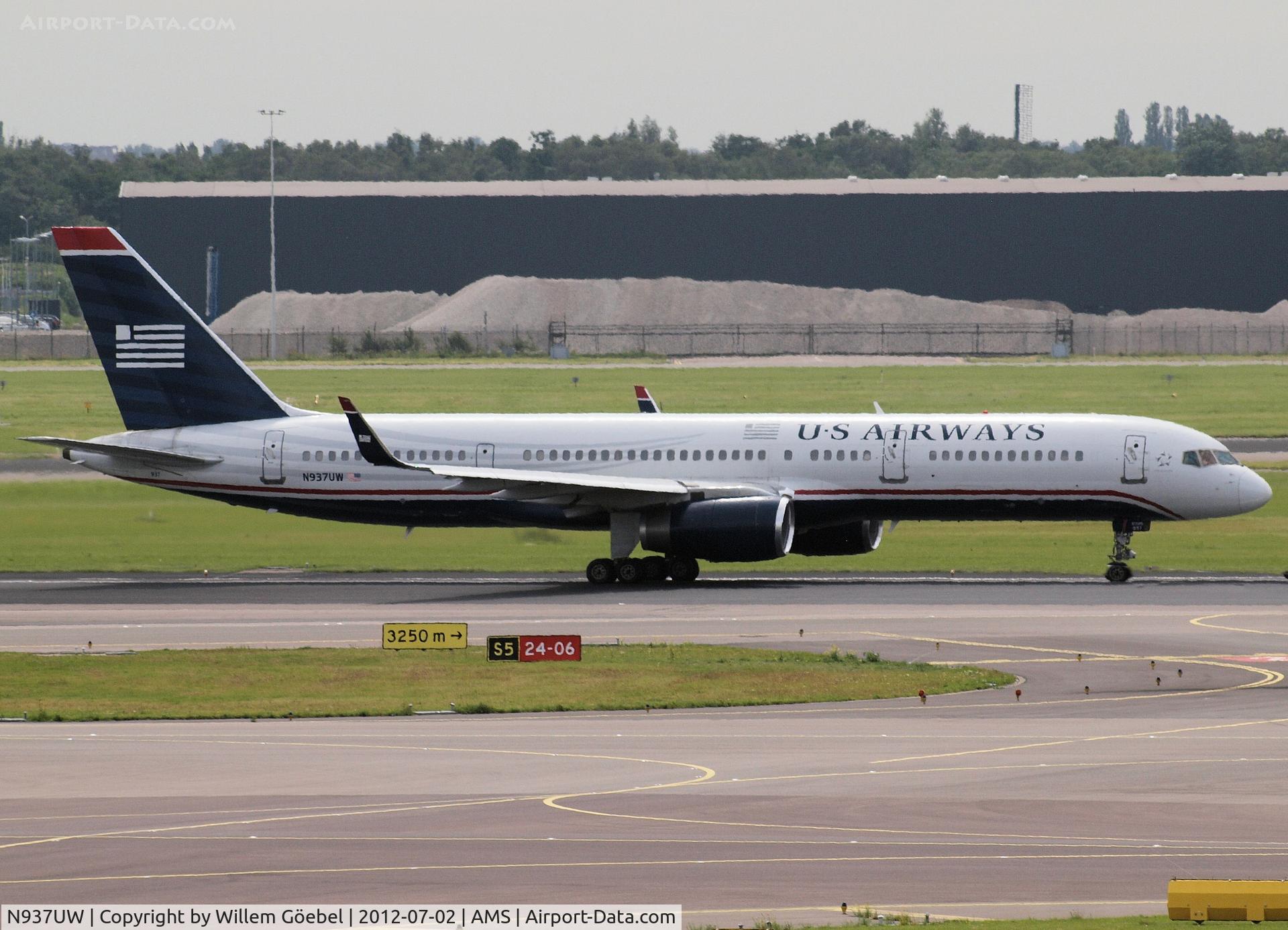 N937UW, 1994 Boeing 757-2B7 C/N 27245, Taxi to runway 24 of Schiphol Airport