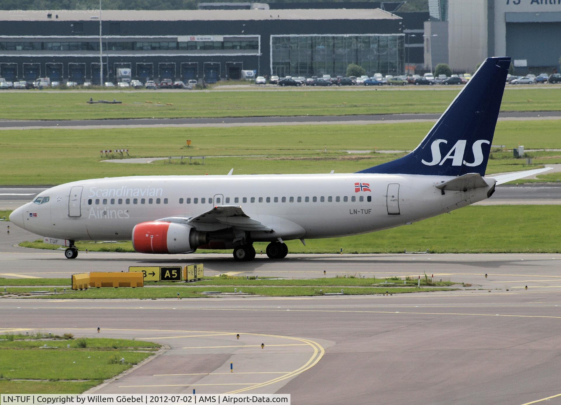 LN-TUF, 1999 Boeing 737-705 C/N 28222, Taxi to runway 24 of Schiphol Airport