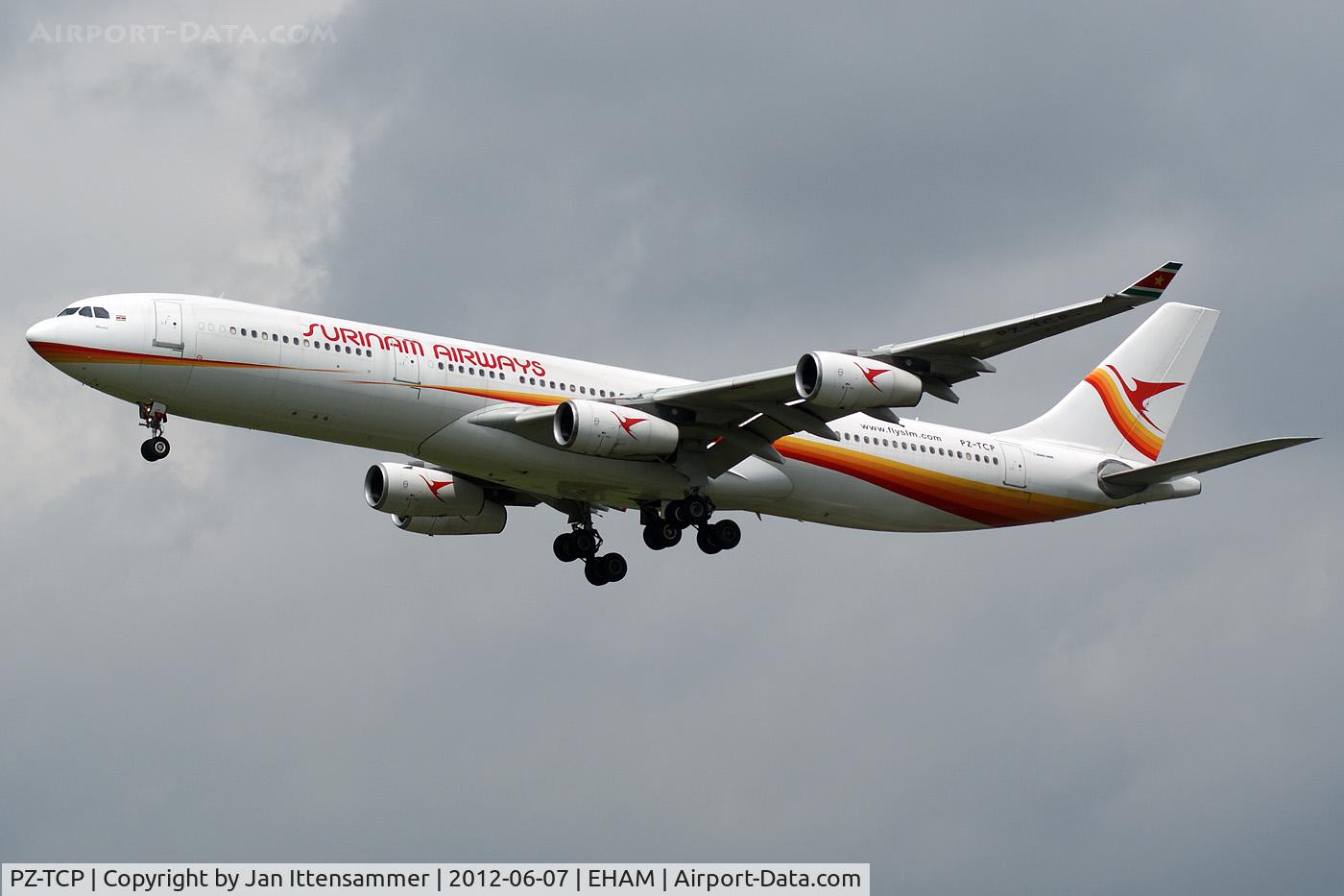 PZ-TCP, 1994 Airbus A340-312 C/N 049, PZ-TCP @ AMS
