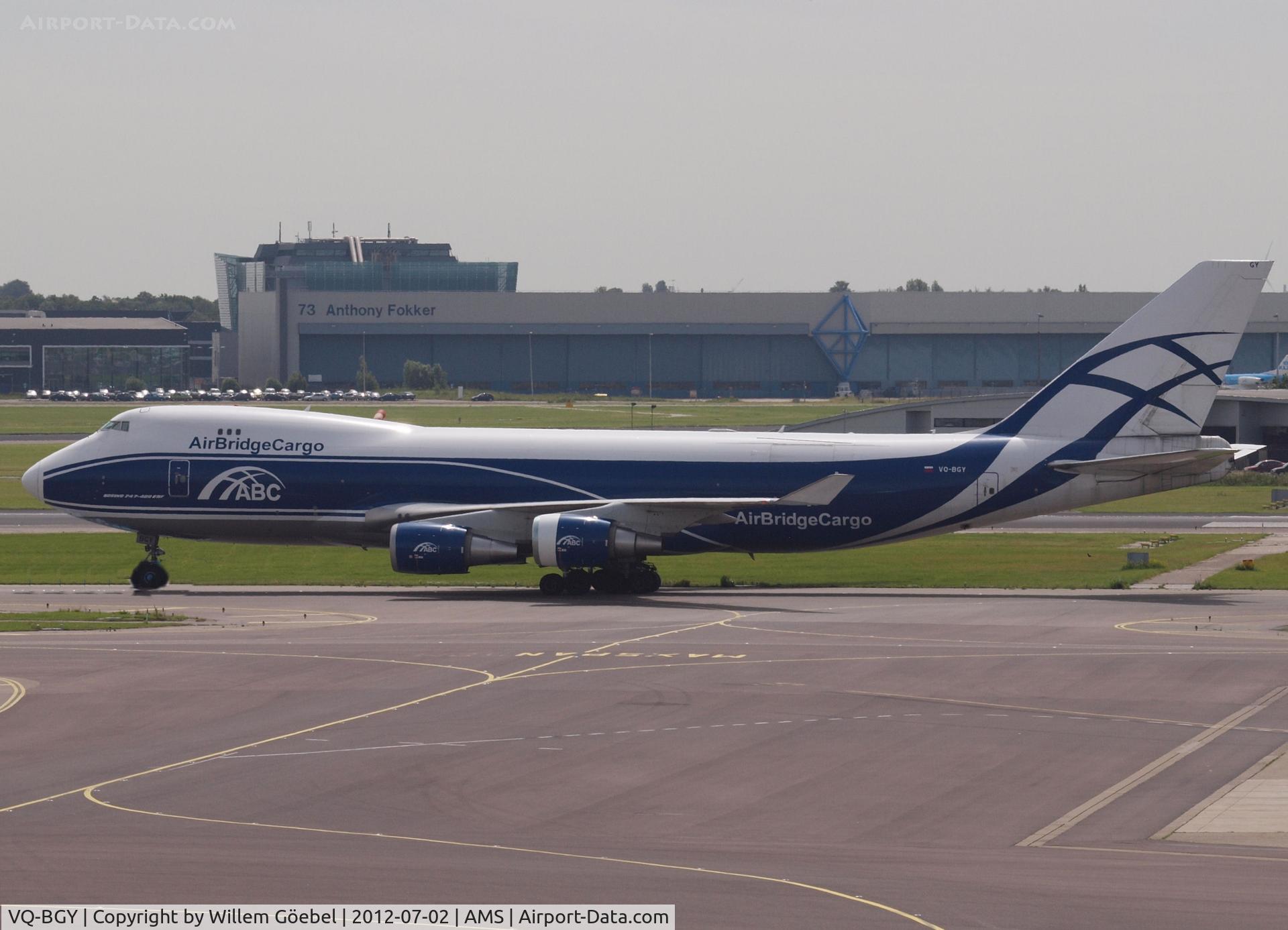 VQ-BGY, 2005 Boeing 747-428ERF C/N 33097, Taxi to runway 24 of Schiphol Airport