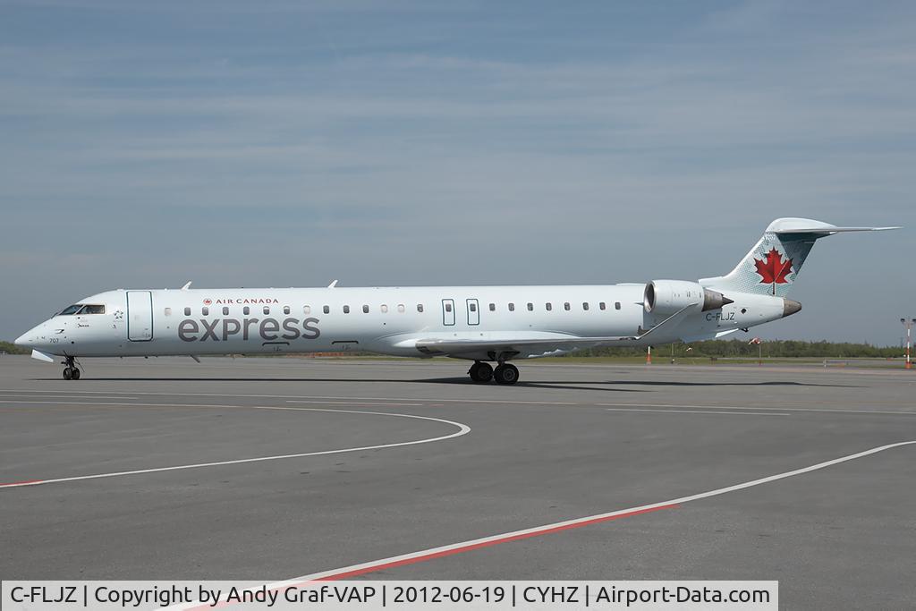 C-FLJZ, 2005 Canadair CRJ-900 (CL-600-2D24) C/N 15045, Air Canada Express CRJ705