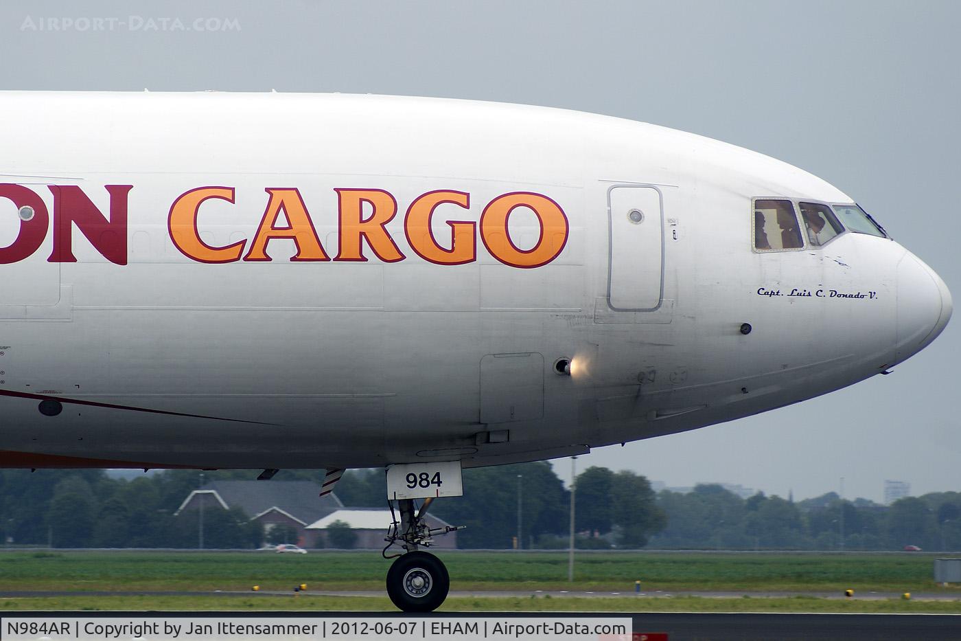 N984AR, 1992 McDonnell Douglas MD-11F C/N 48429, N984AR @ EHAM