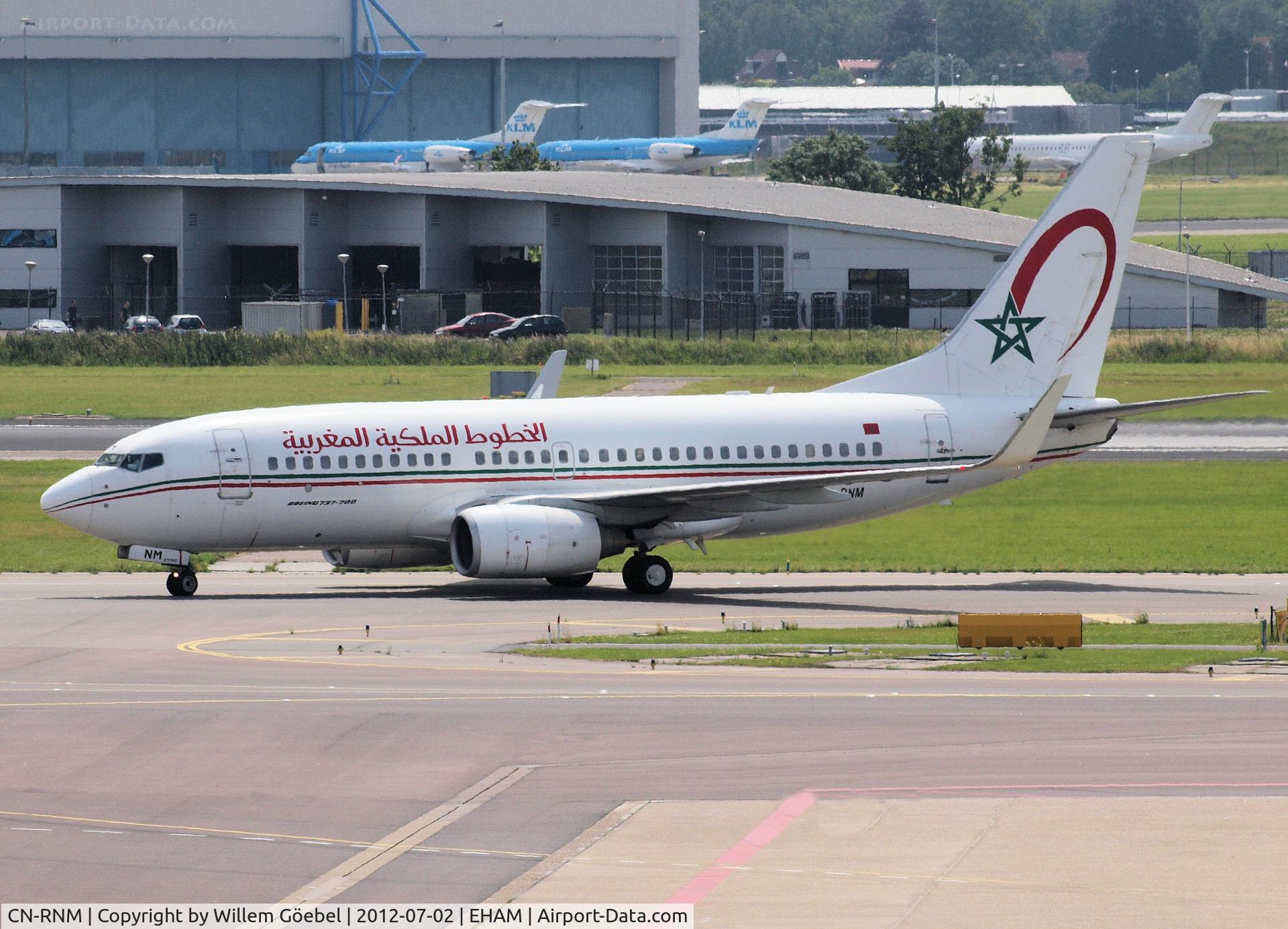 CN-RNM, 1999 Boeing 737-7B6 C/N 28984, Taxi to runway 24 of Schiphol Airport
