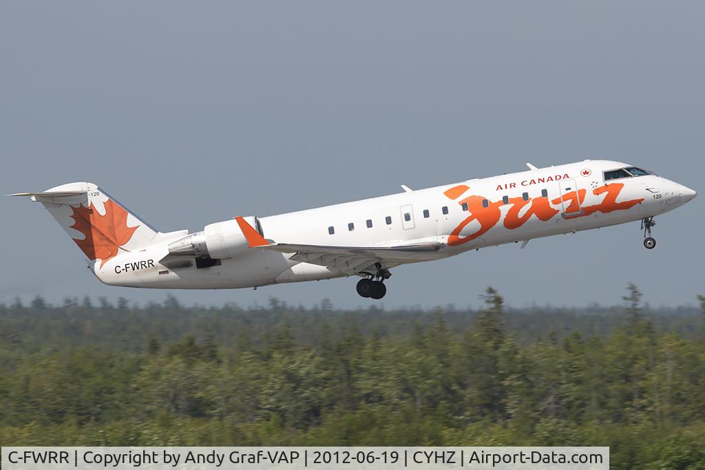 C-FWRR, 1996 Canadair CRJ-100ER (CL-600-2B19) C/N 7107, JAZZ CRJ