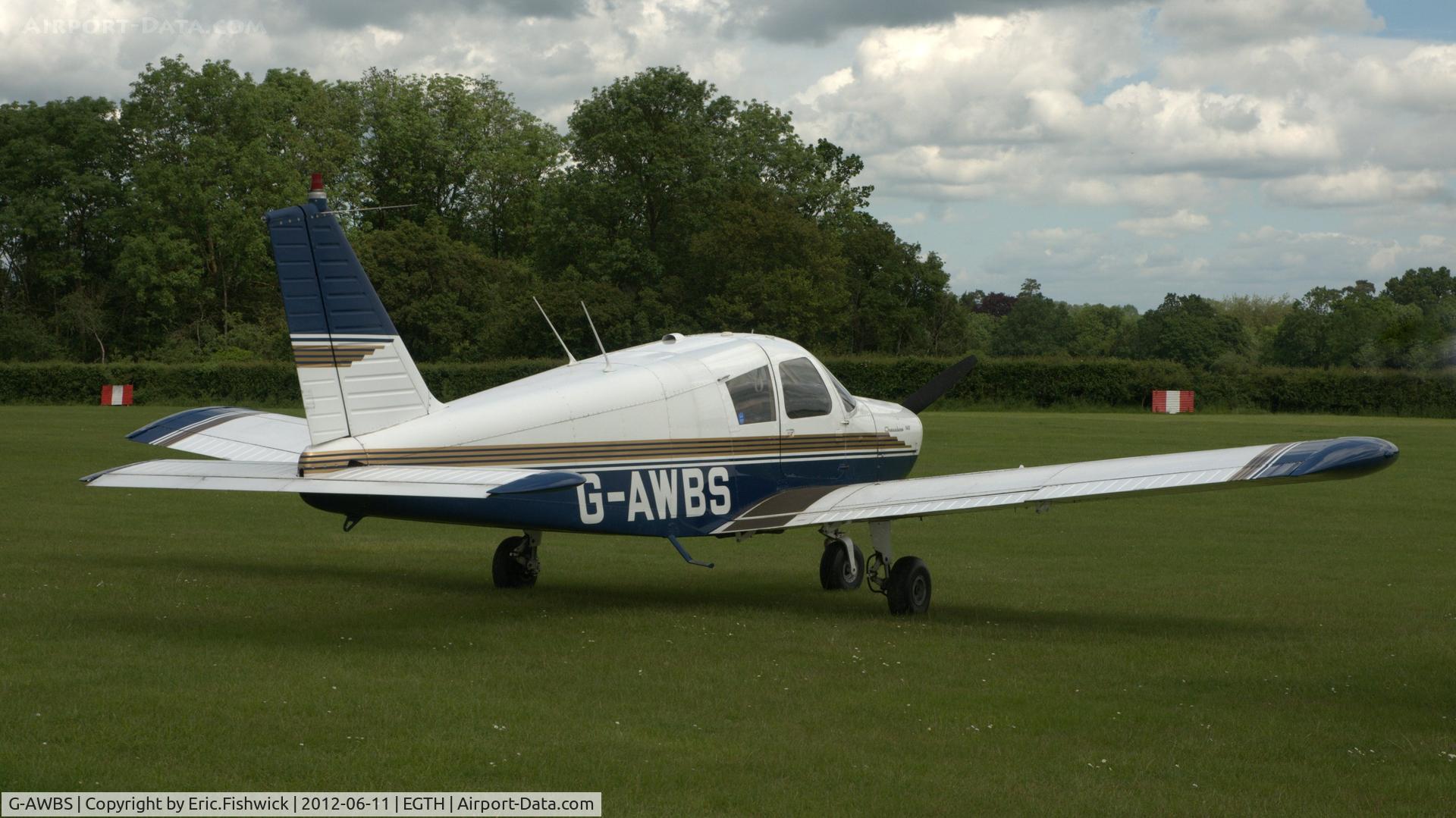 G-AWBS, 1968 Piper PA-28-140 Cherokee C/N 28-24331, 2. G-AWBS at Shuttleworth (Old Warden) Aerodrome.