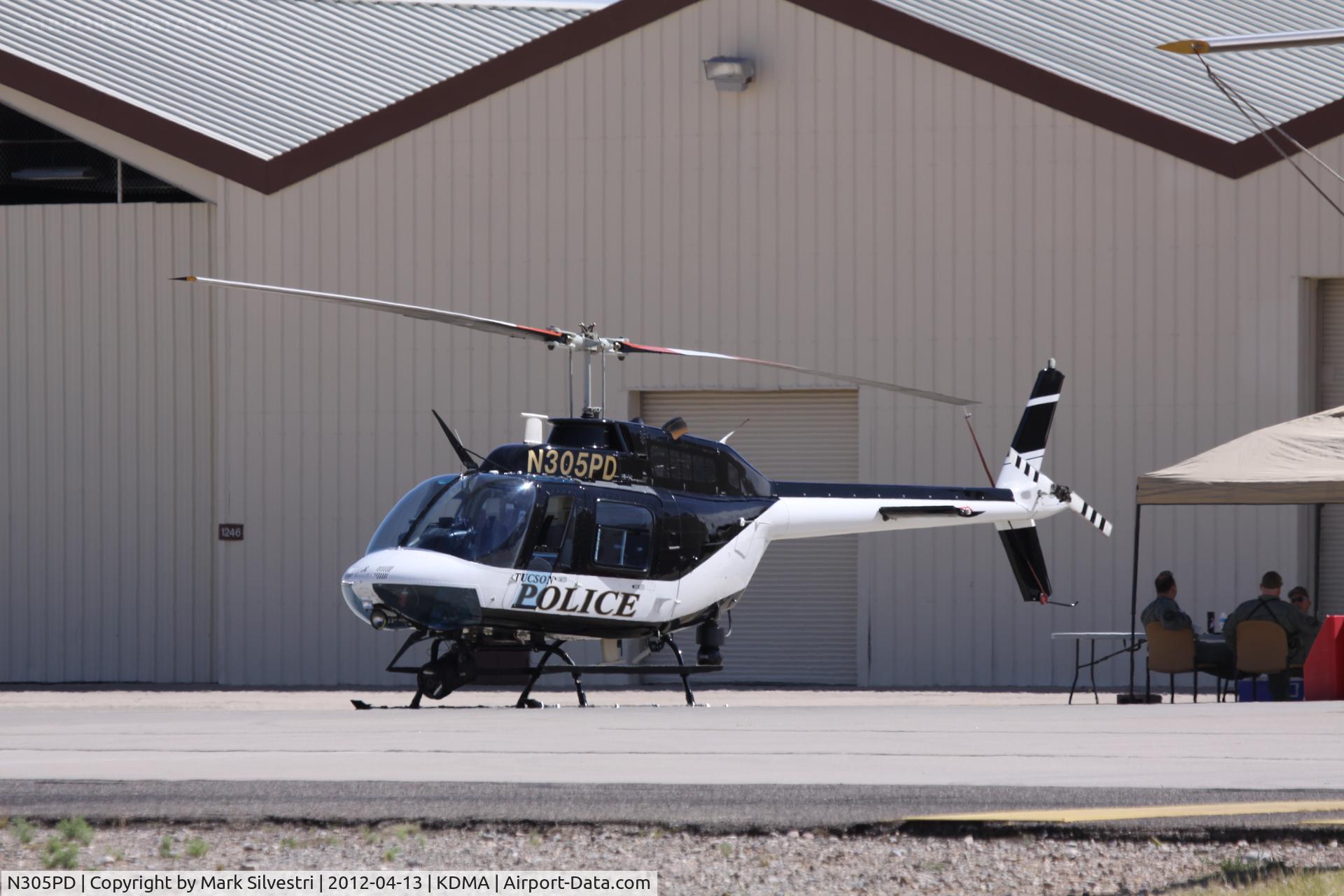 N305PD, 2005 Bell 206B C/N 4586, Davis Monthan Airshow Practice Day