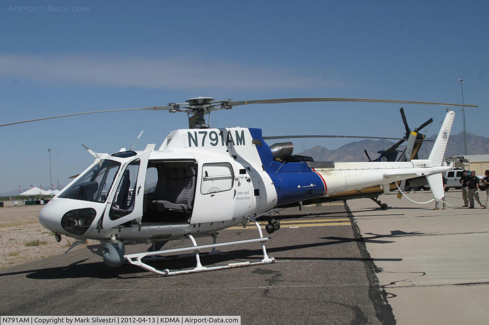 N791AM, 2007 Eurocopter AS-350B-3 Ecureuil Ecureuil C/N 4335, Davis Monthan Airshow Practice Day
