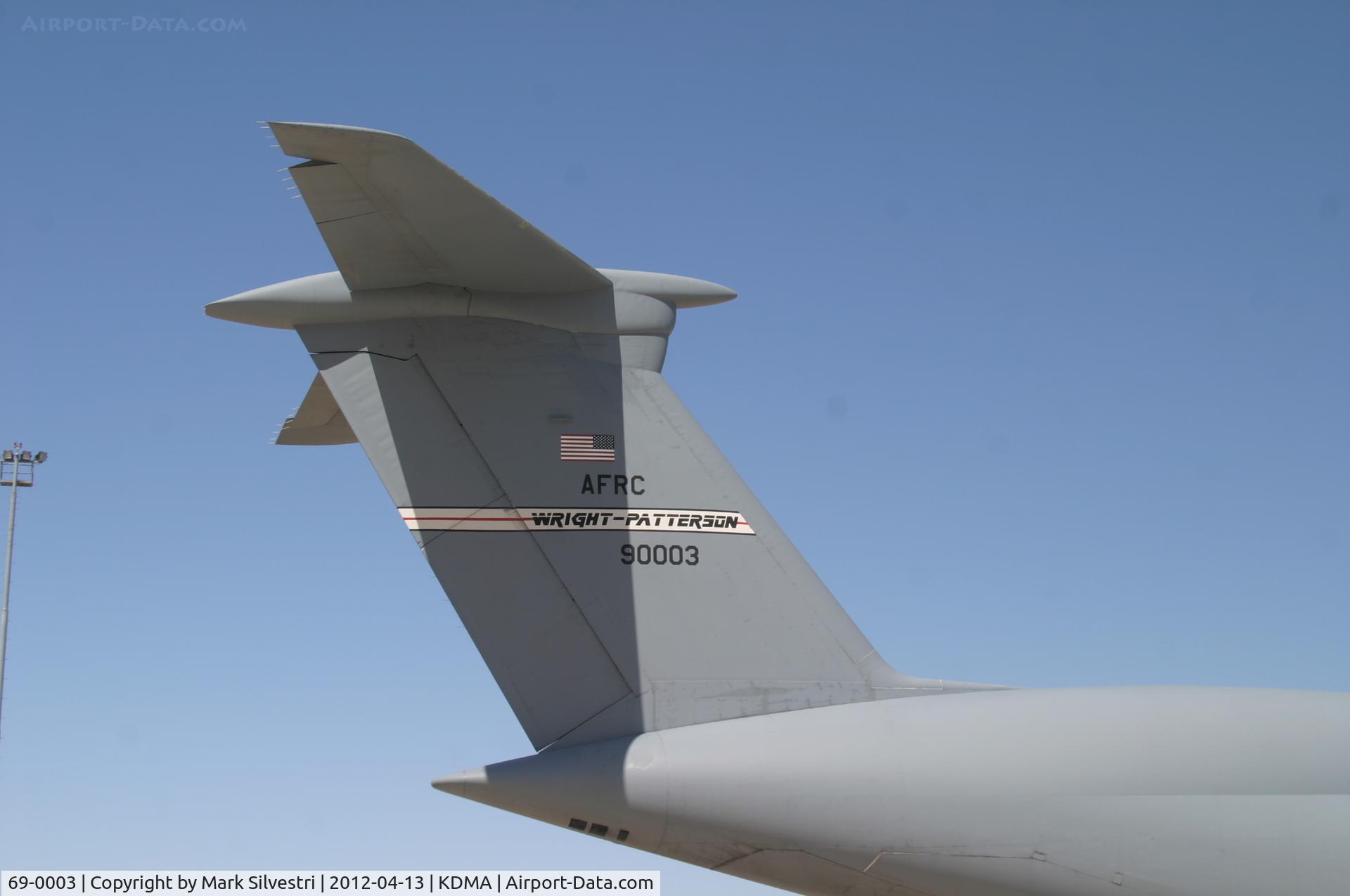 69-0003, 1969 Lockheed C-5A Galaxy C/N 500-0034, Davis Monthan Airshow Practice Day