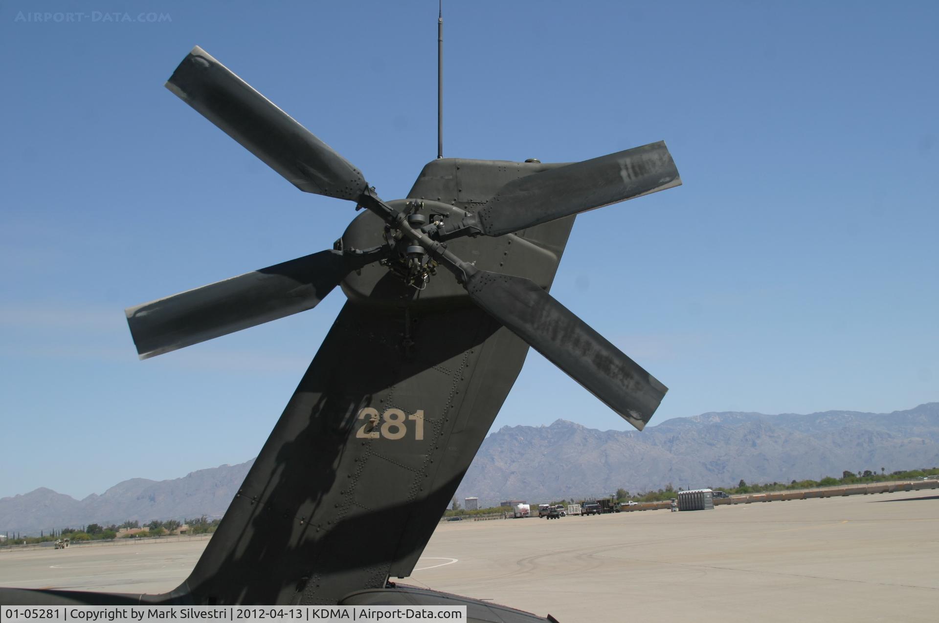 01-05281, 2001 Boeing AH-64D Longbow Apache C/N PVD281, Davis Monthan Airshow Practice Day