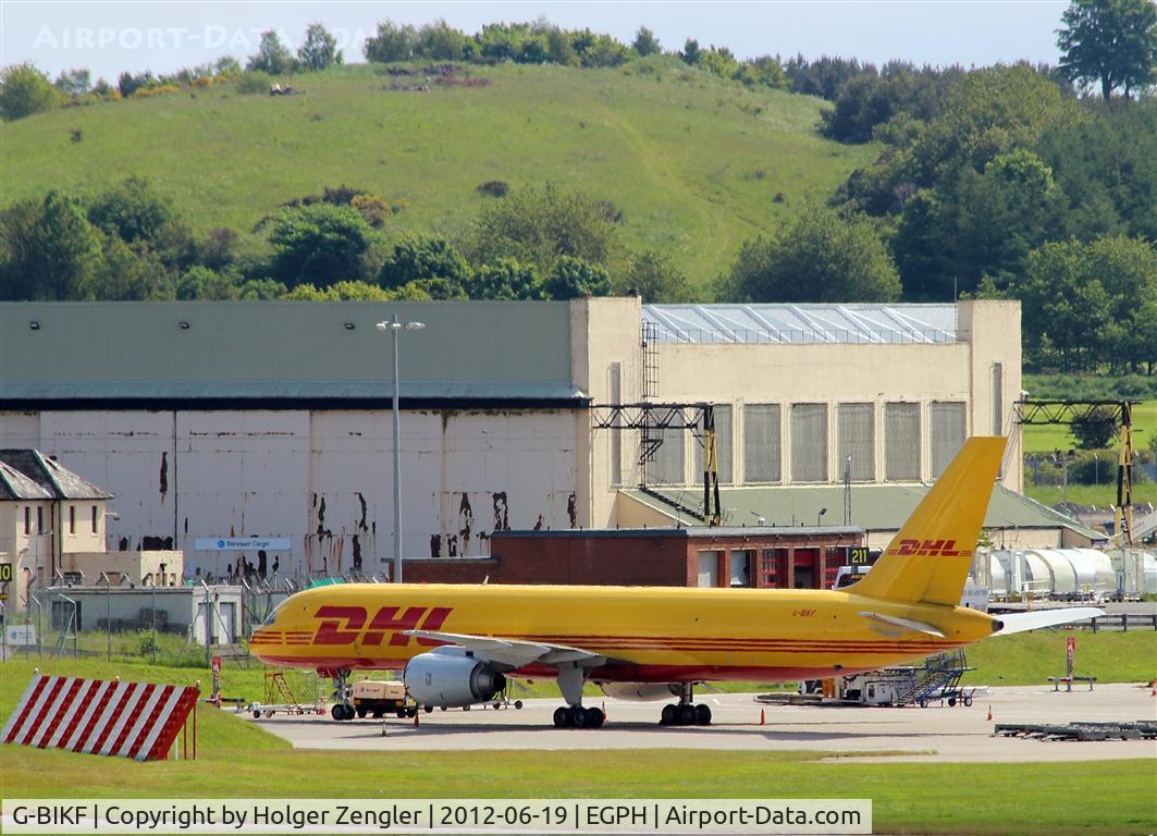 G-BIKF, 1983 Boeing 757-236/SF C/N 22177, The daily parcel shuttle LEJ -EDI-LEJ......