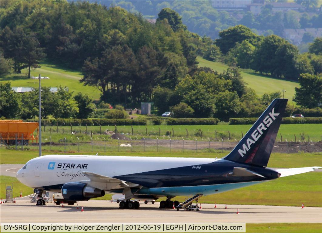 OY-SRG, 1986 Boeing 767-219 (ER) C/N 23328, The daily parcel shuttle BLL-EDI-BLL......