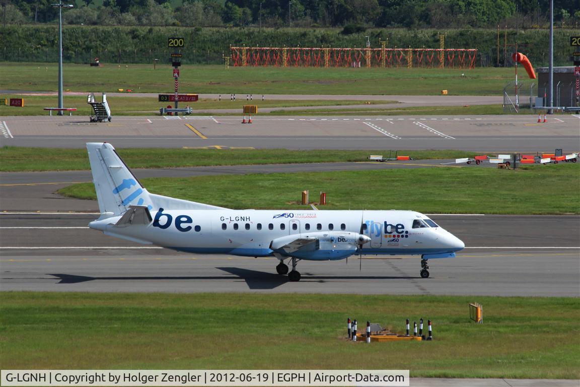 G-LGNH, 1993 Saab SF340B C/N 340B-333, Taxiing to parking position....