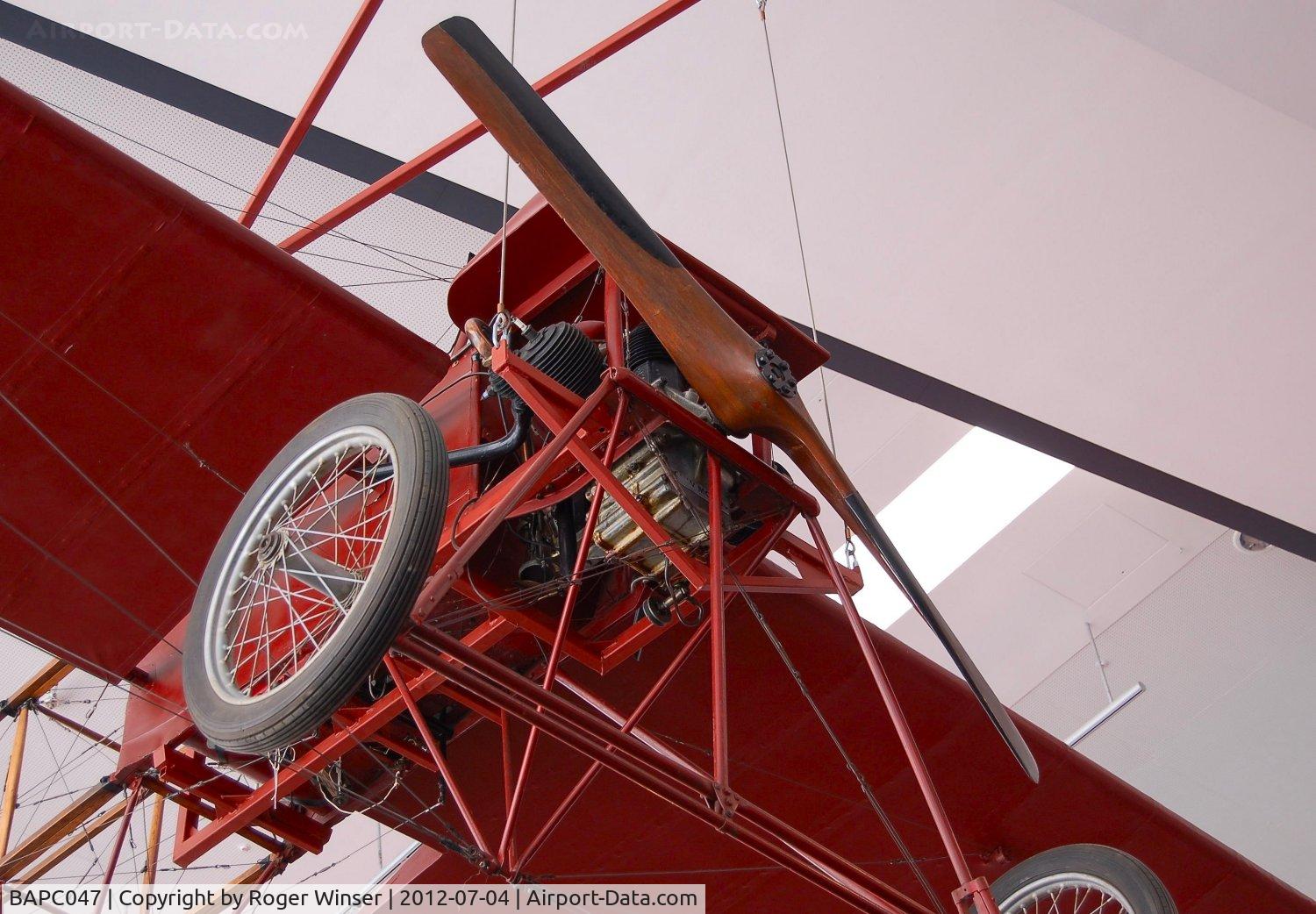 BAPC047, 1908 Charles H Watkins Watkins CHW Monoplane C/N 1, Off airport. Robin Goch on display at the National Waterfront Museum, Swansea, Wales, UK.