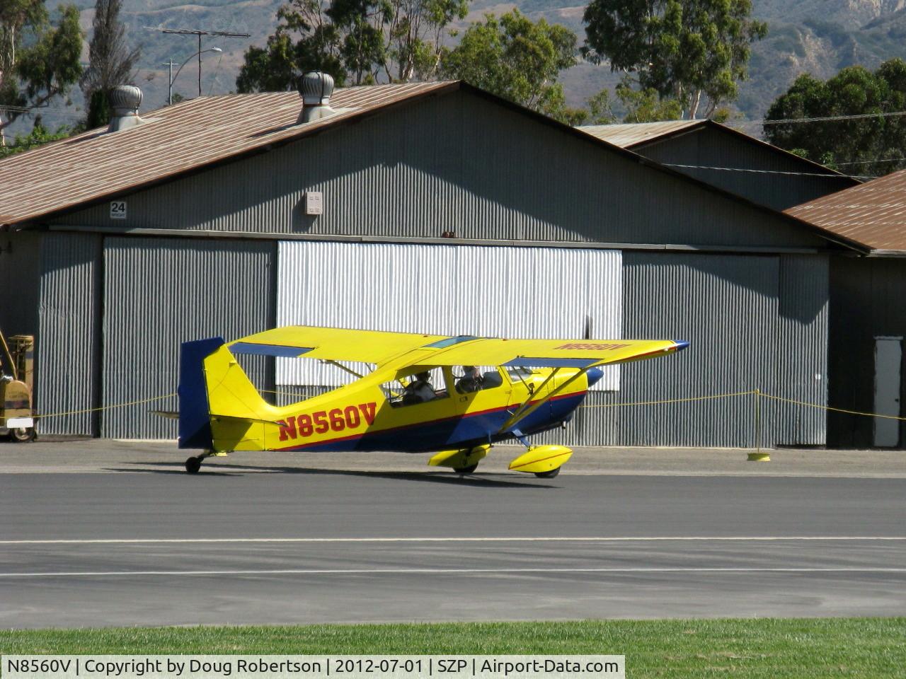 N8560V, 1974 Bellanca 8KCAB Decathlon C/N 165-75, 1974 Bellanca 8KCAB DECATHLON, Lycoming IO-320 150 Hp, taxi back
