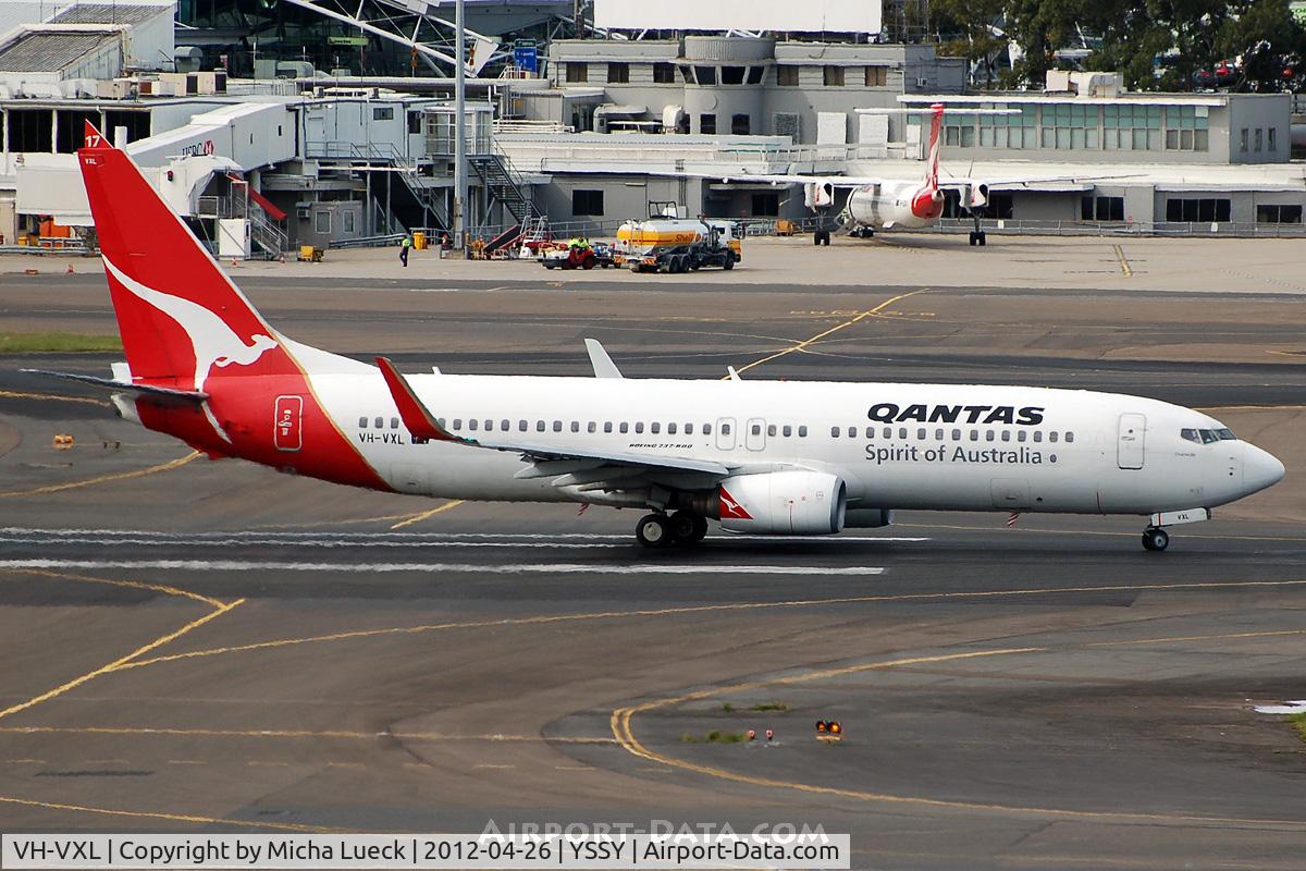 VH-VXL, 2002 Boeing 737-838 C/N 33482, At Sydney
