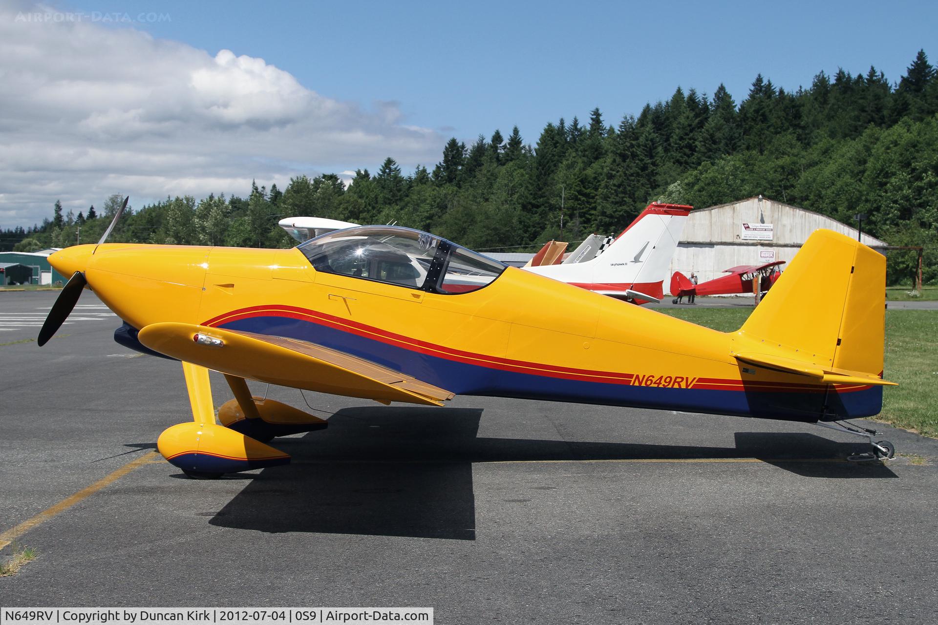 N649RV, 2007 Vans RV-6 C/N 24127, Visitor to the Spruce Goose restaurant