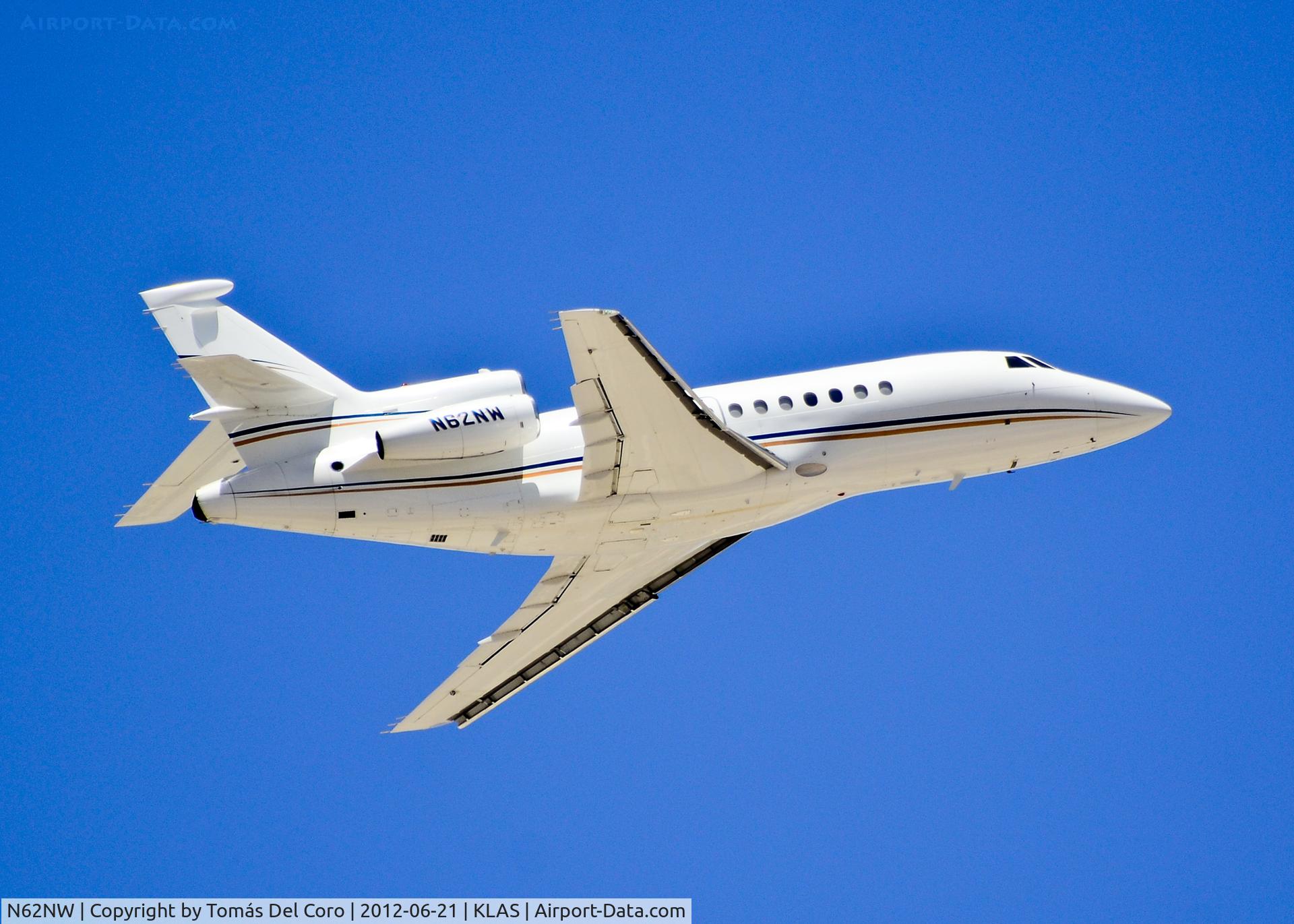 N62NW, 1996 Dassault Falcon 900 C/N 157, N62NW 1996 Dassault MYSTERE FALCON 900 C/N 157

- Las Vegas - McCarran International (LAS / KLAS)
USA - Nevada, June 21, 2012
Photo: Tomás Del Coro