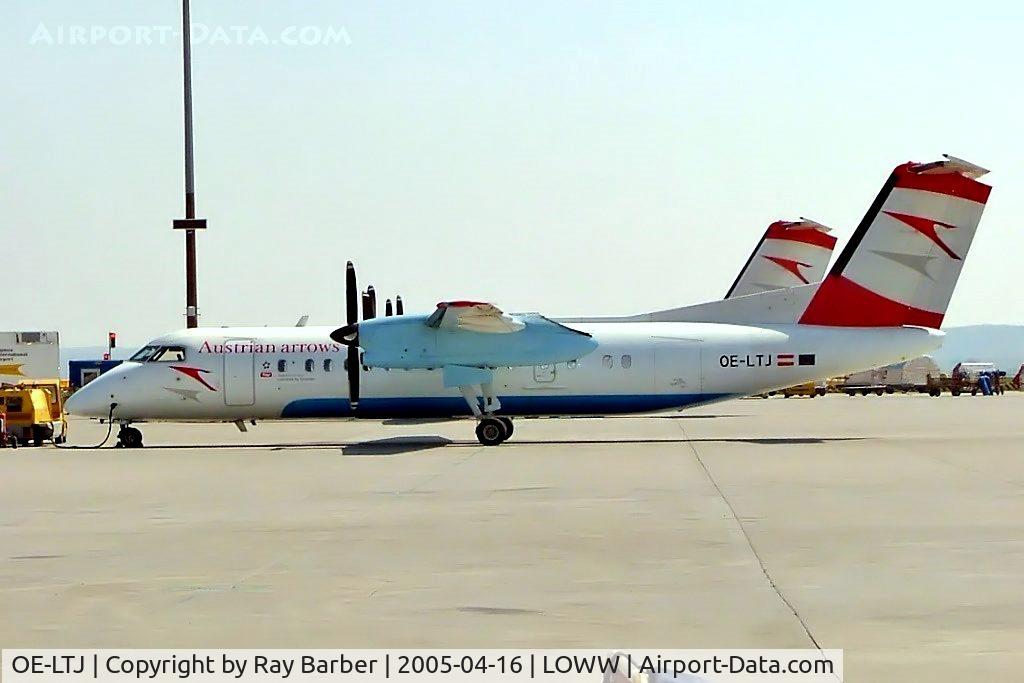 OE-LTJ, 1997 De Havilland Canada DHC-8-314Q Dash 8 C/N 481, Seen here.