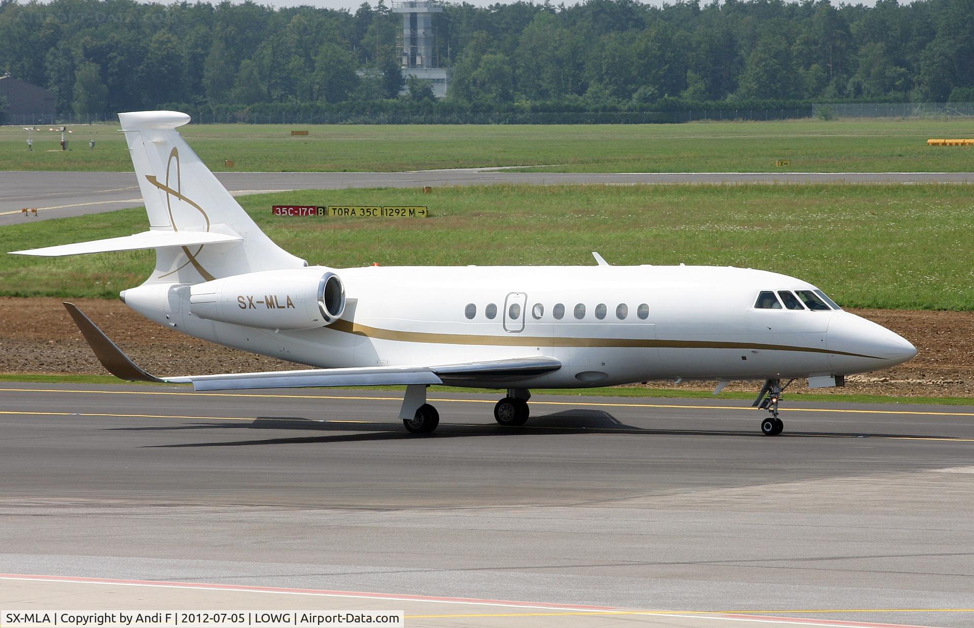 SX-MLA, 2009 Dassault Falcon 2000LX C/N 200, AmJet Executive Dassault Falcon 2000LX