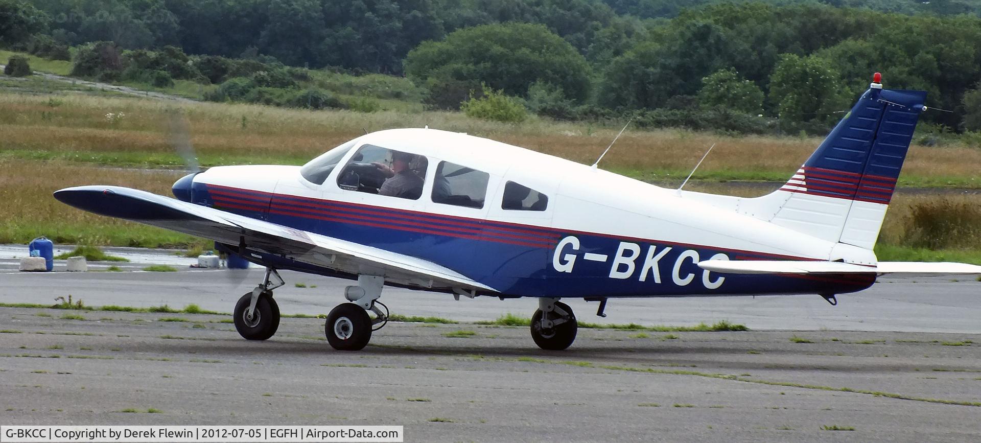 G-BKCC, 1974 Piper PA-28-180 Cherokee Archer C/N 28-7405099, Visiting aircraft from EGBJ.