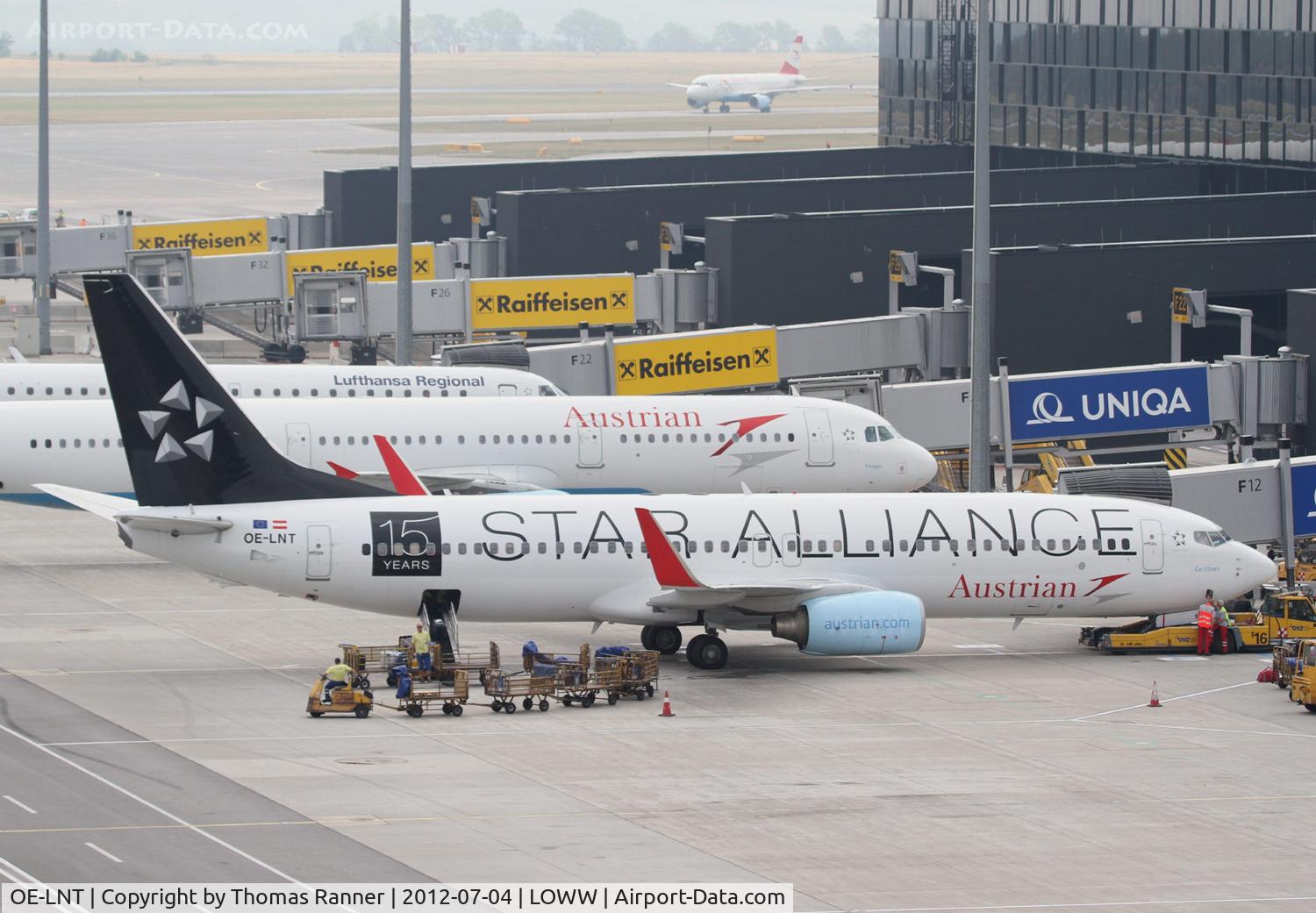 OE-LNT, 2006 Boeing 737-8Z9 C/N 33834, Austrian Airlines Boeing 737