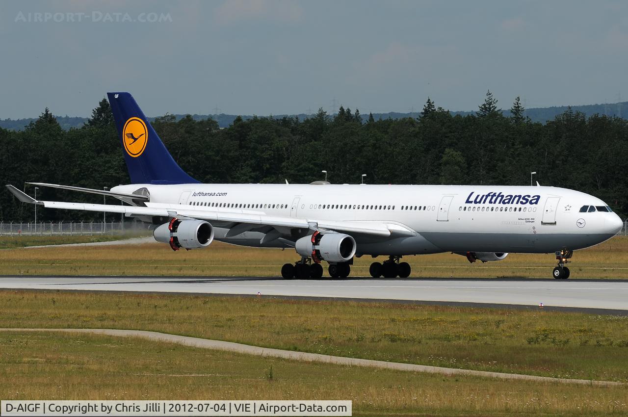 D-AIGF, 1994 Airbus A340-311 C/N 035, Lufthansa