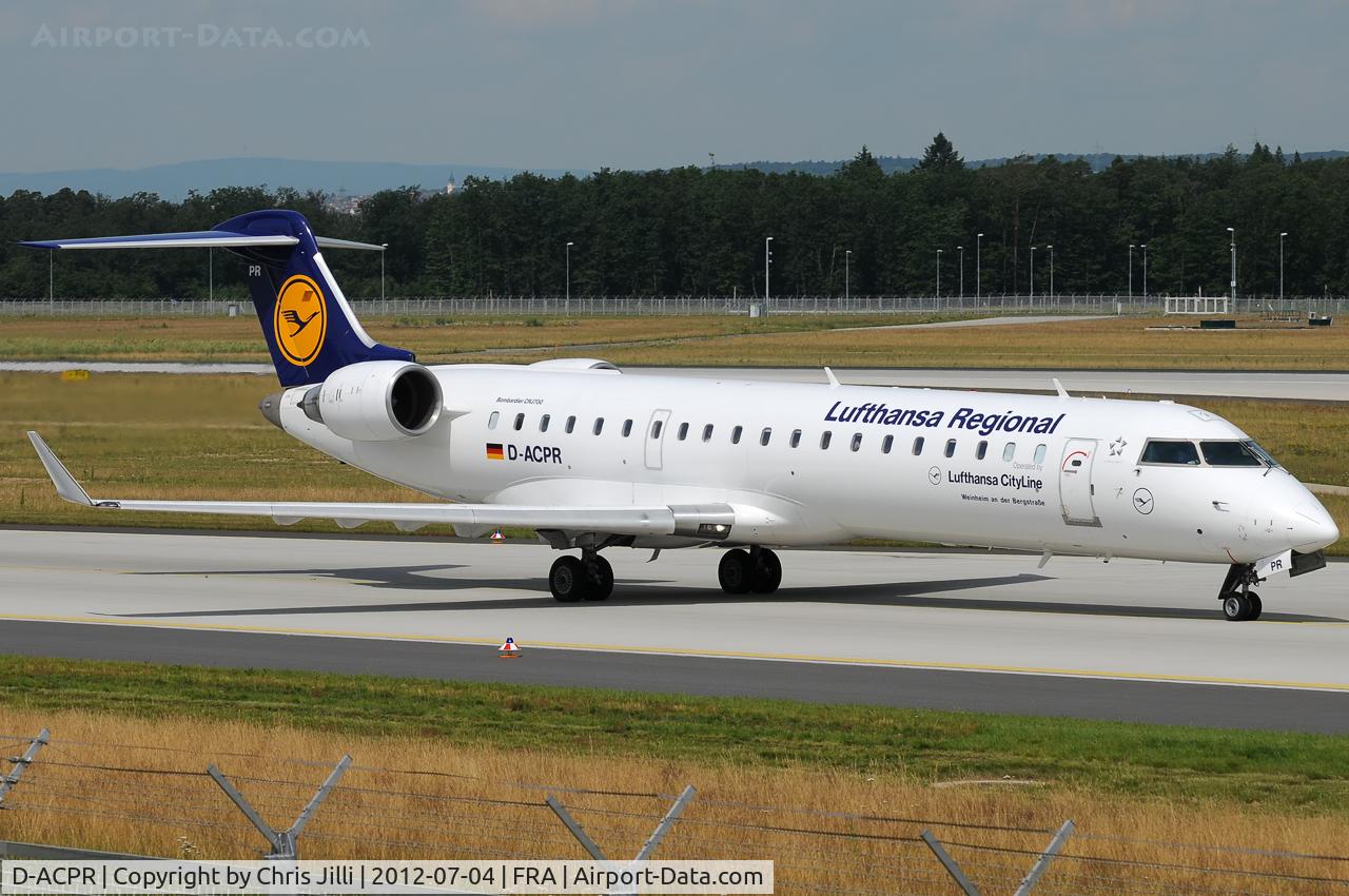 D-ACPR, 2003 Canadair CRJ-701ER (CL-600-2C10) Regional Jet C/N 10098, Lufthansa Regional