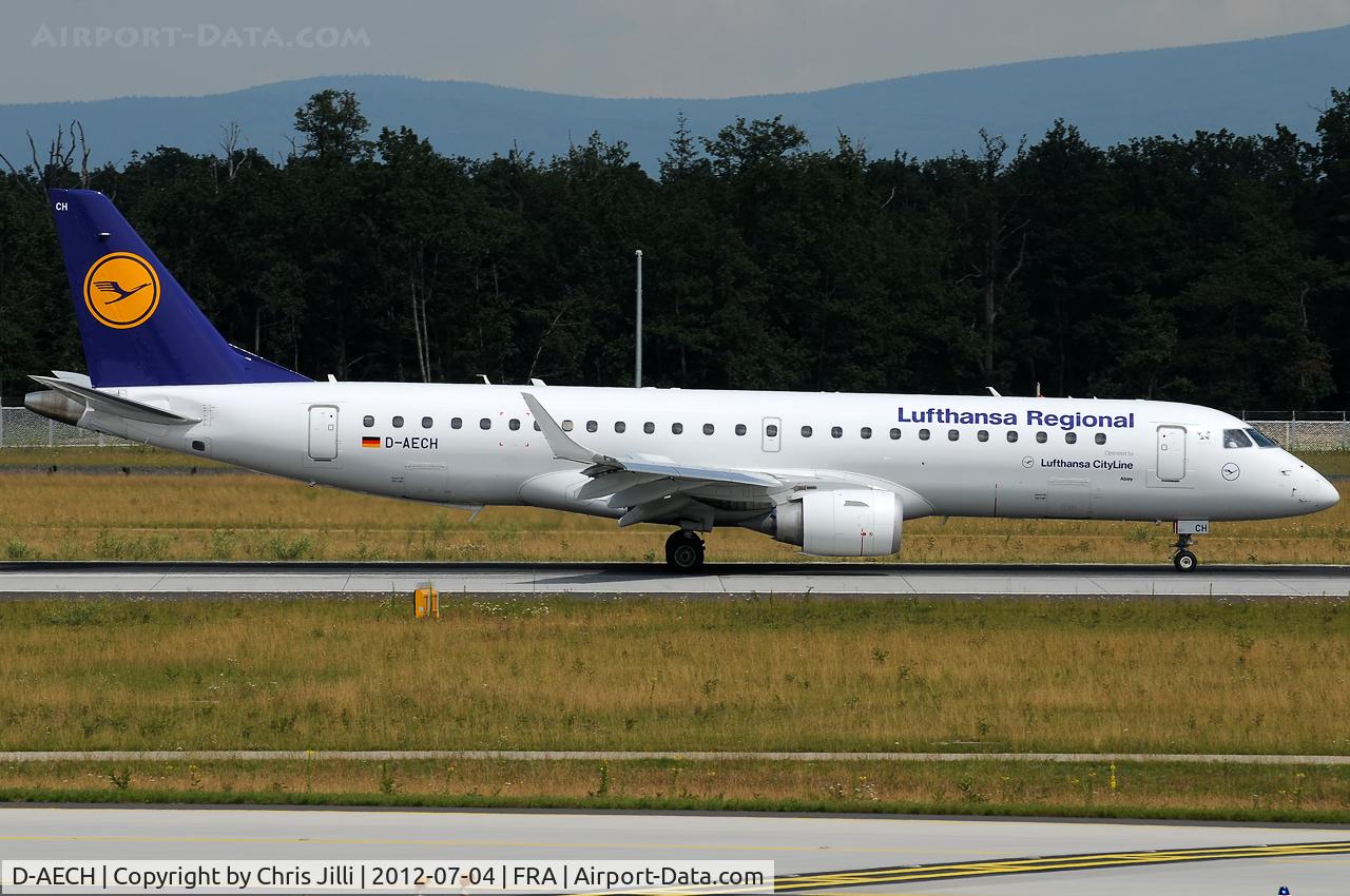 D-AECH, 2010 Embraer 190LR (ERJ-190-100LR) C/N 19000376, Lufthansa Regional