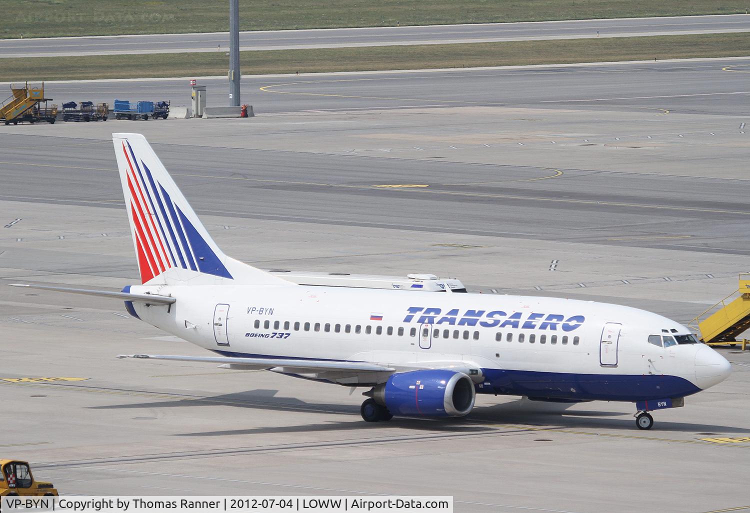 VP-BYN, 1998 Boeing 737-524 C/N 28924, Transaero Boeing 737