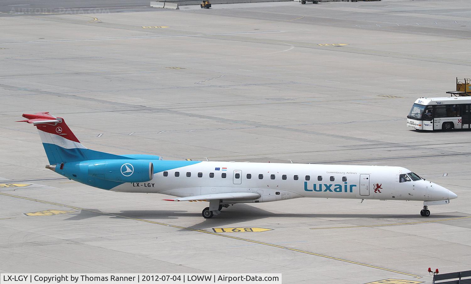 LX-LGY, 2000 Embraer EMB-145LU (ERJ-145LU) C/N 145242, Luxair Embraer 145