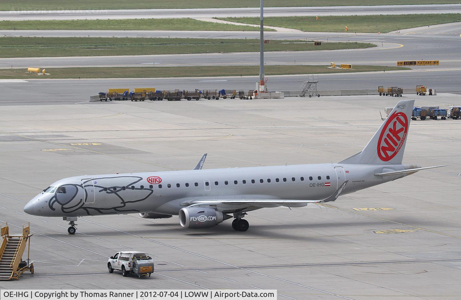 OE-IHG, 2011 Embraer 190LR (ERJ-190-100LR) C/N 19000435, Niki Embraer 190