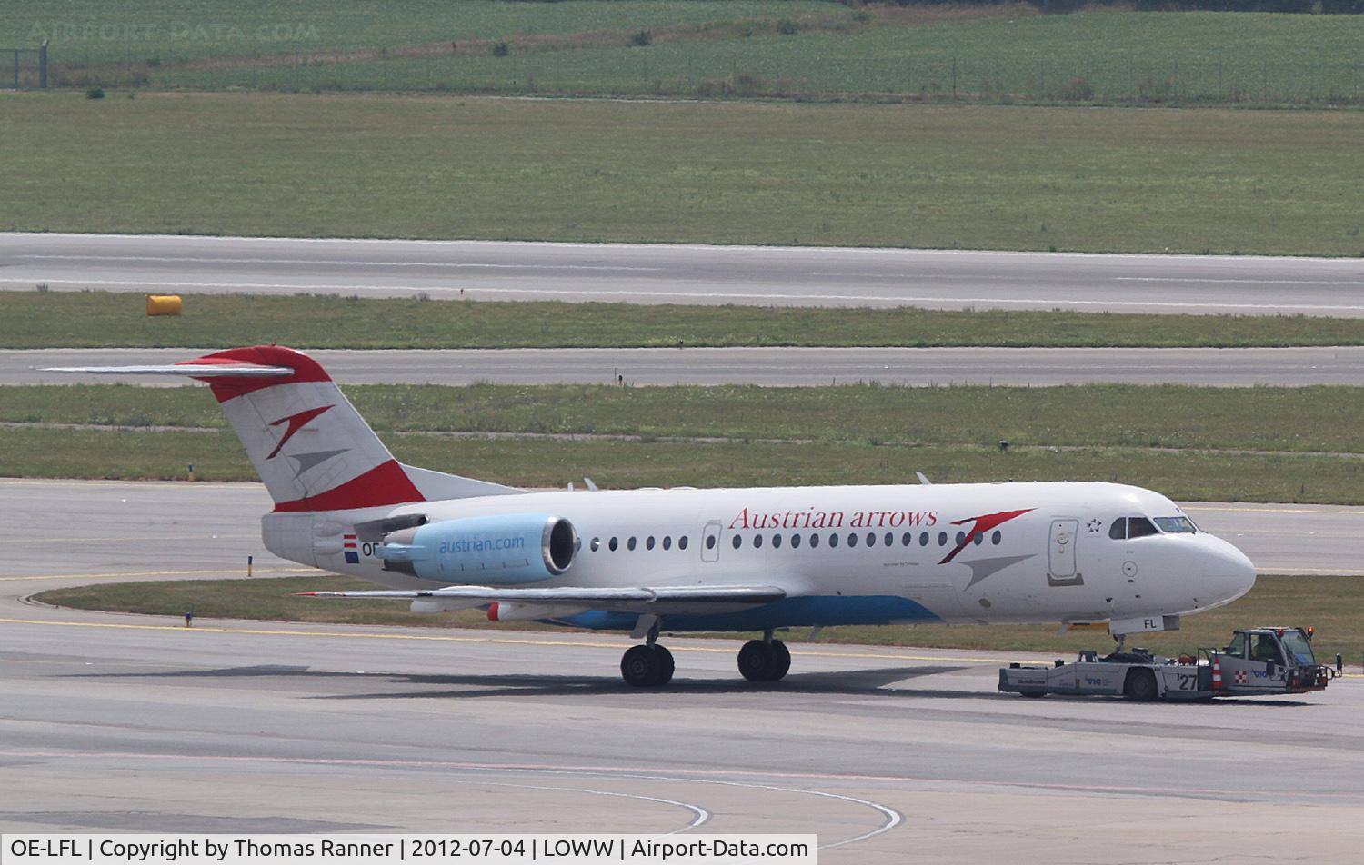 OE-LFL, 1995 Fokker 70 (F-28-0070) C/N 11573, Austrian Arrows Fokker 70