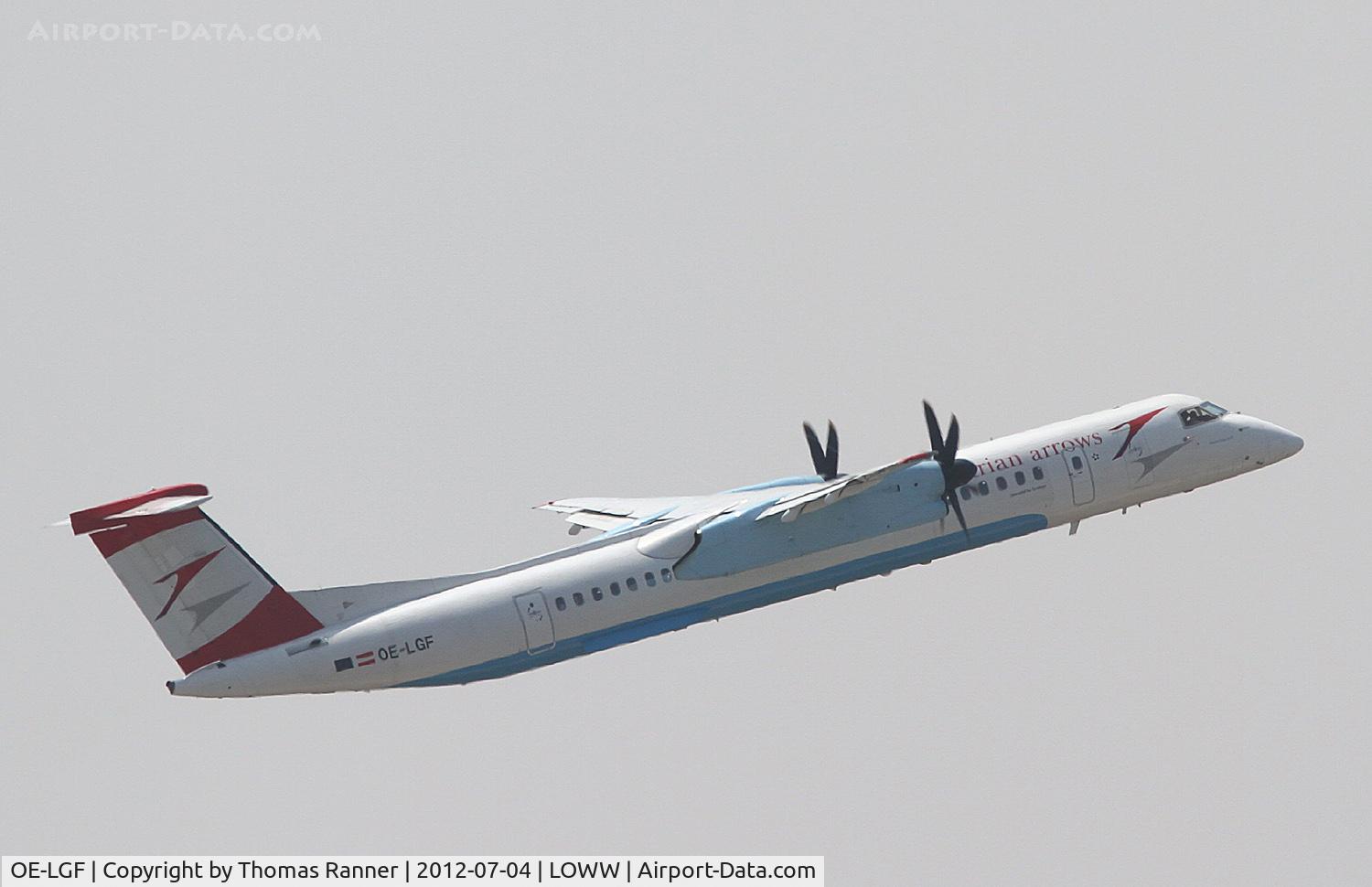 OE-LGF, 2002 De Havilland Canada DHC-8-402Q Dash 8 C/N 4068, Austrian Arrows DHC 8