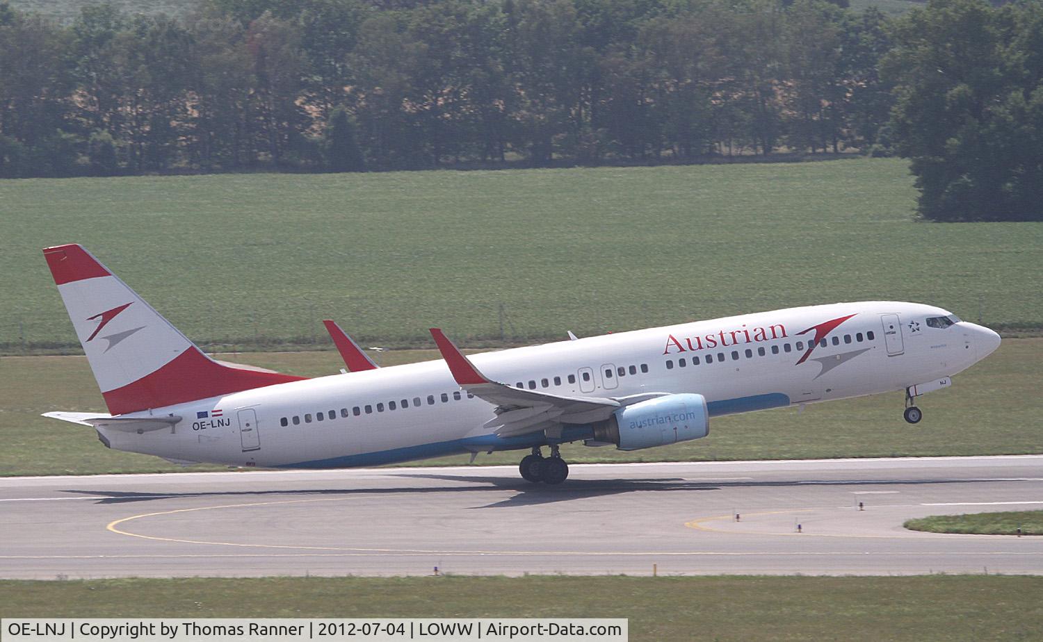 OE-LNJ, 1998 Boeing 737-8Z9 C/N 28177, Austrian Airlines Boeing 737