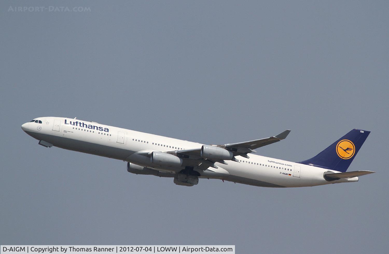 D-AIGM, 1997 Airbus A340-313 C/N 158, Lufthansa Airbus A340