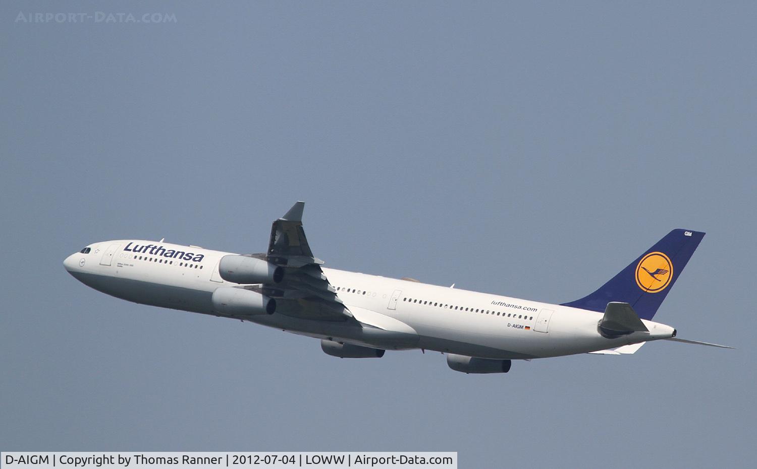D-AIGM, 1997 Airbus A340-313 C/N 158, Lufthansa Airbus A340