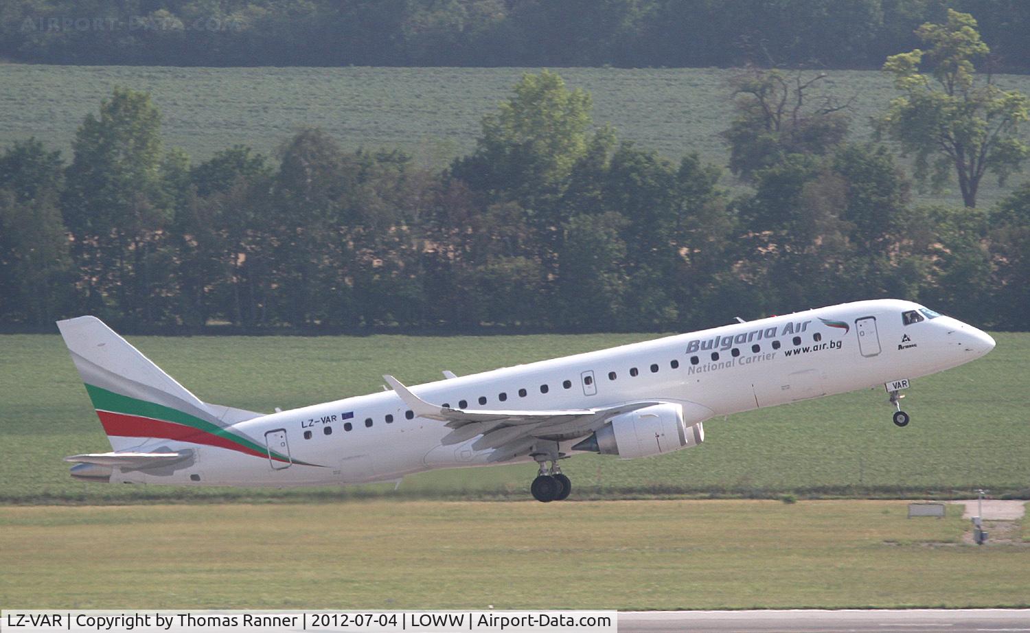 LZ-VAR, 2012 Embraer 190AR (ERJ-190-100IGW) C/N 19000496, Bulgaria Air Embraer 190