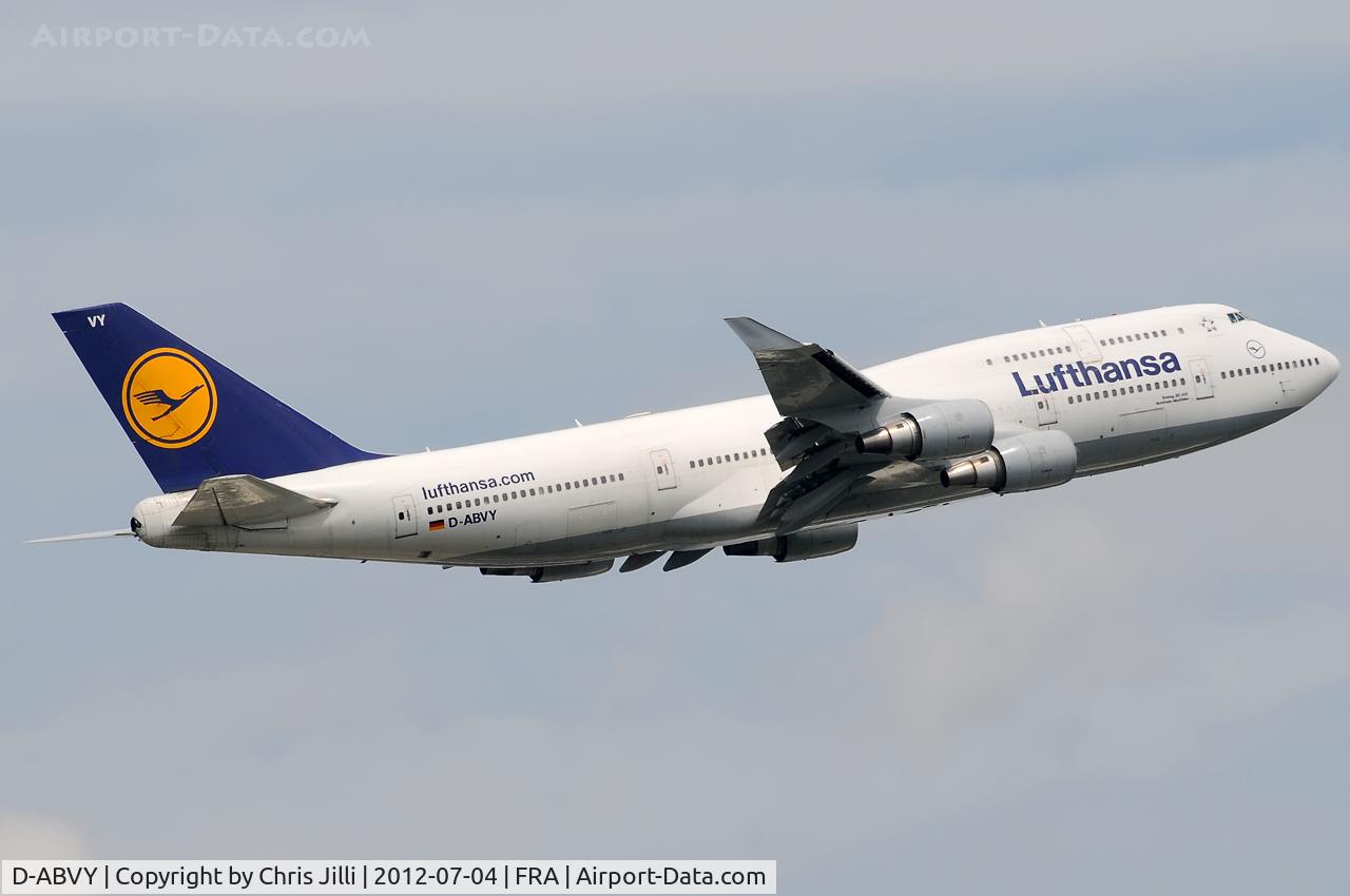 D-ABVY, 2000 Boeing 747-430 C/N 29869, Lufthansa
