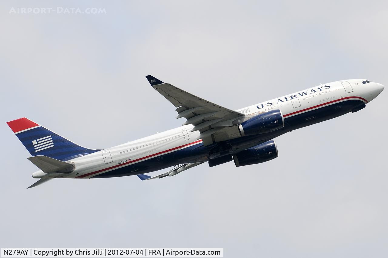 N279AY, 2009 Airbus A330-243 C/N 1011, US Airways